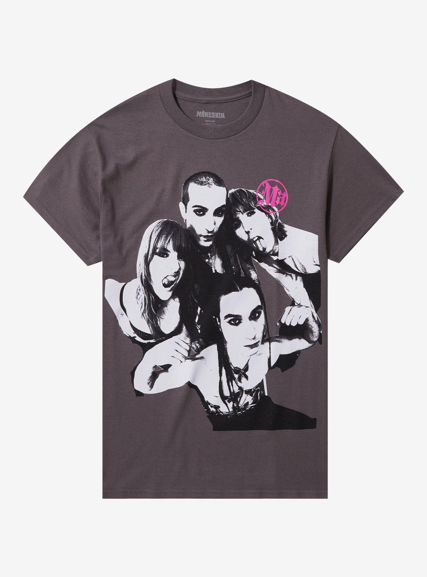 Maneskin Group Photo Boyfriend Fit Girls T-Shirt, , hi-res