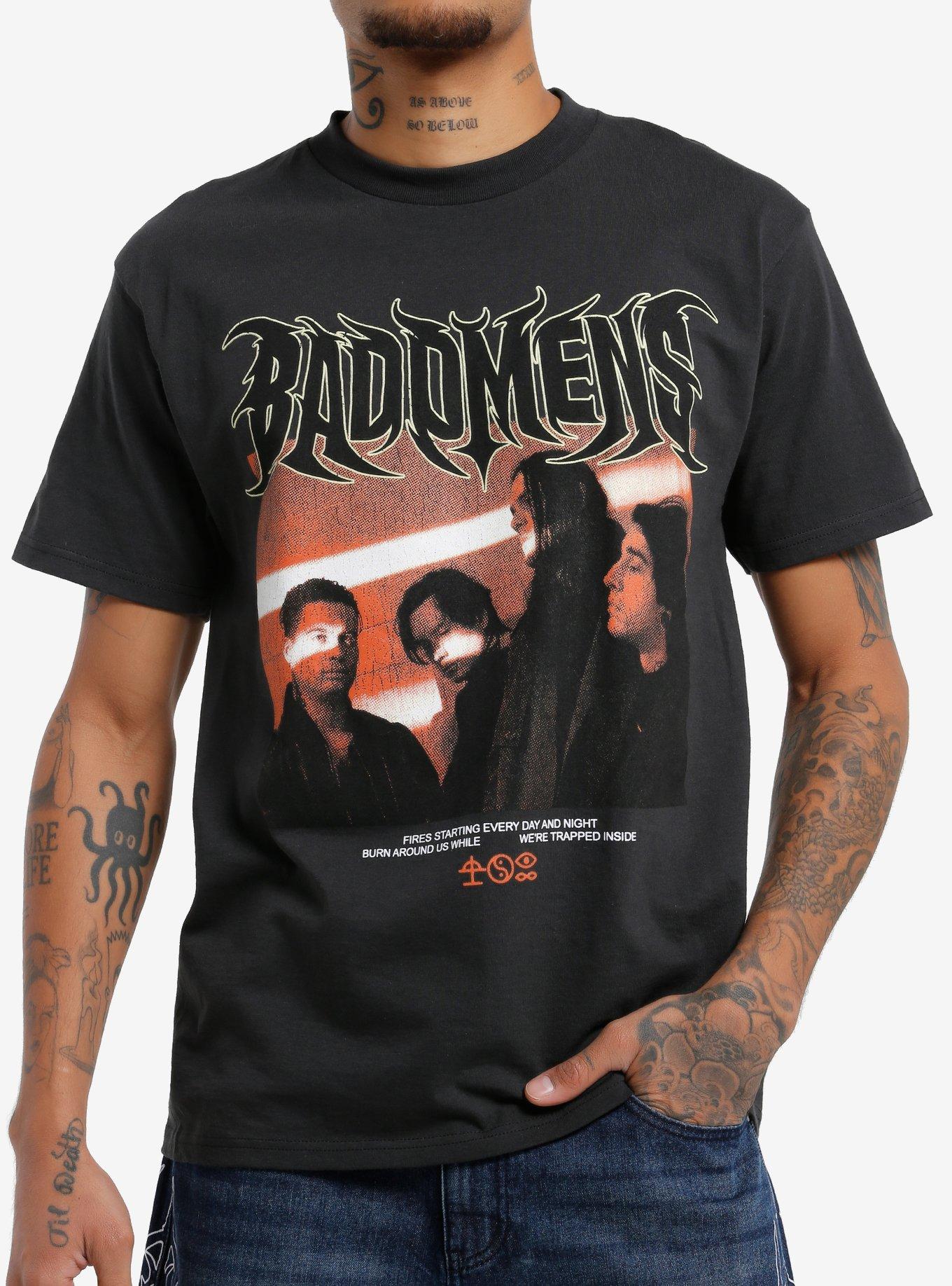 Bad Omens Concrete Jungle Band Portrait T-Shirt, , hi-res