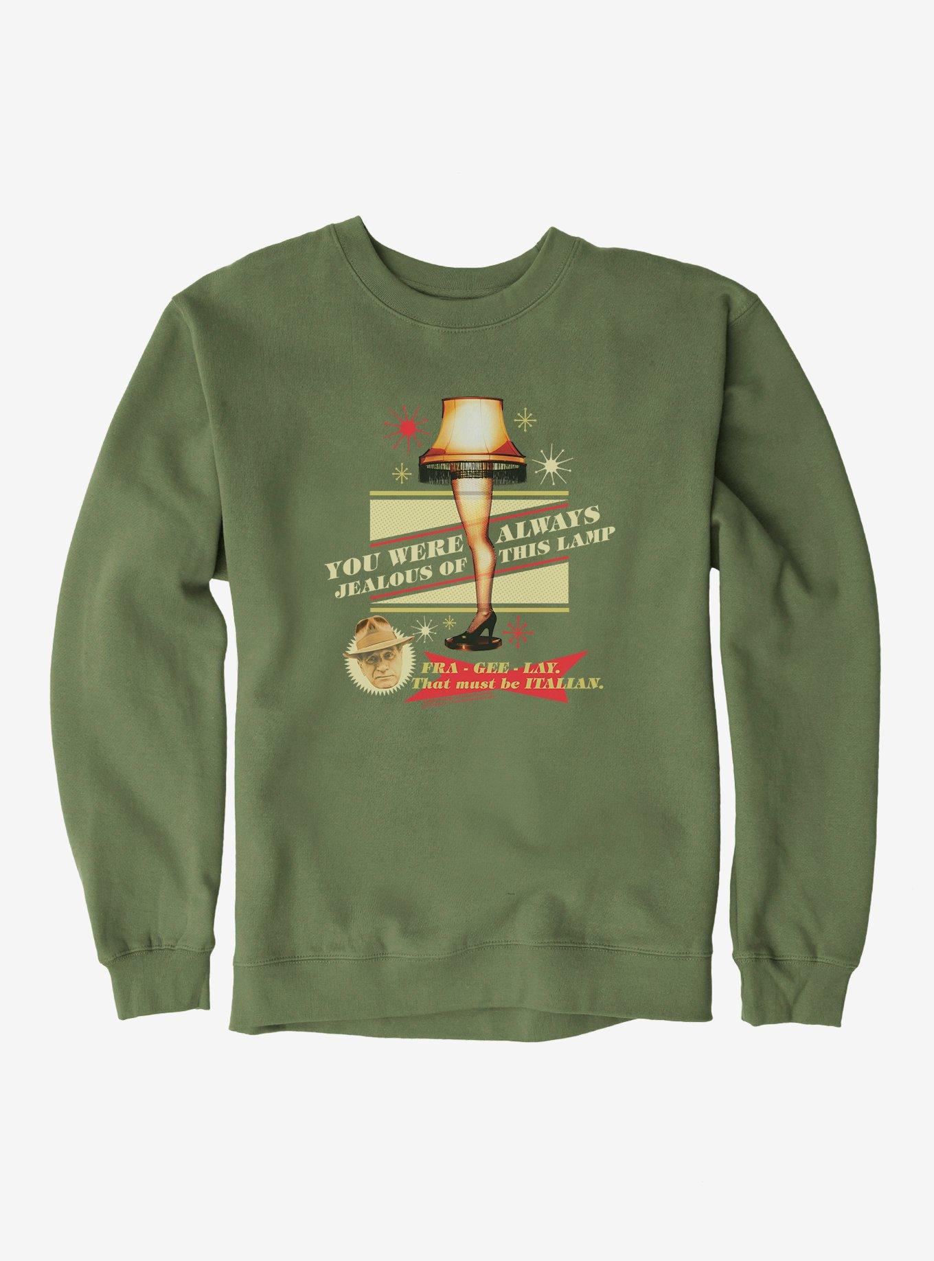 A Christmas Story You Were Always Jealous Of This Lamp Sweatshirt, , hi-res