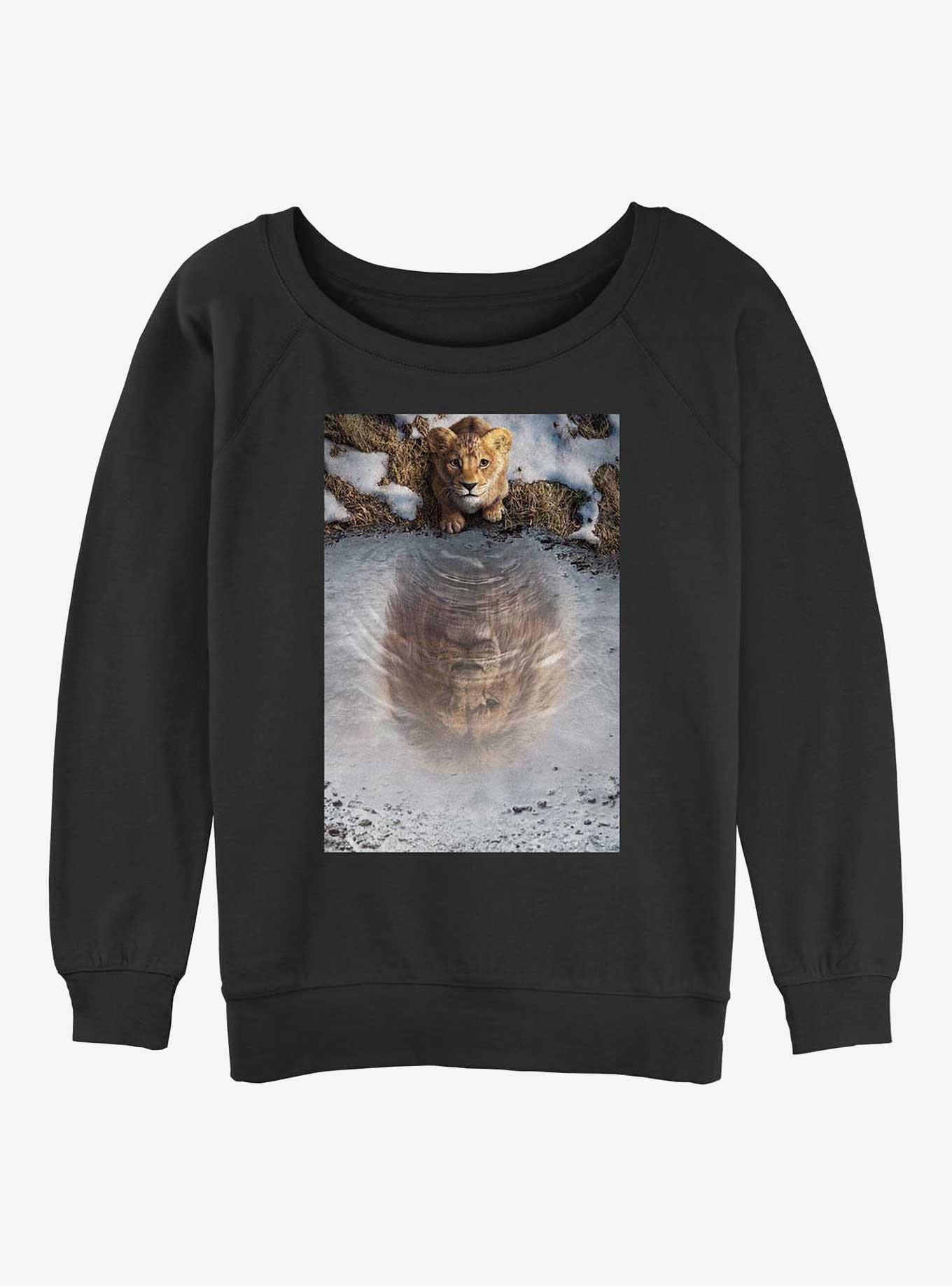 Mufasa: The Lion King Poster Womens Slouchy Sweatshirt, , hi-res