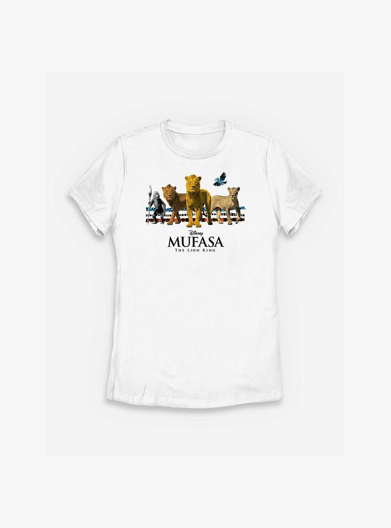 Mufasa: The Lion King Group Womens T-Shirt, WHITE, hi-res