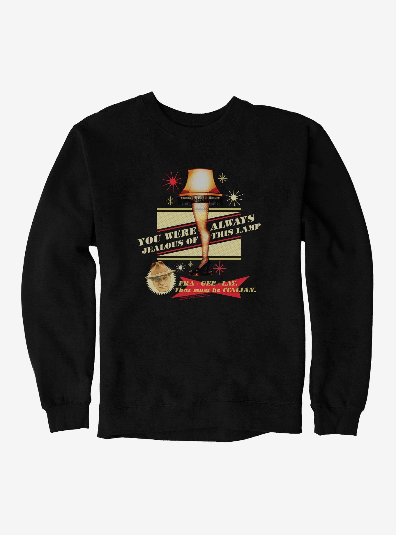 A Christmas Story You Were Always Jealous Of This Lamp Sweatshirt, , hi-res