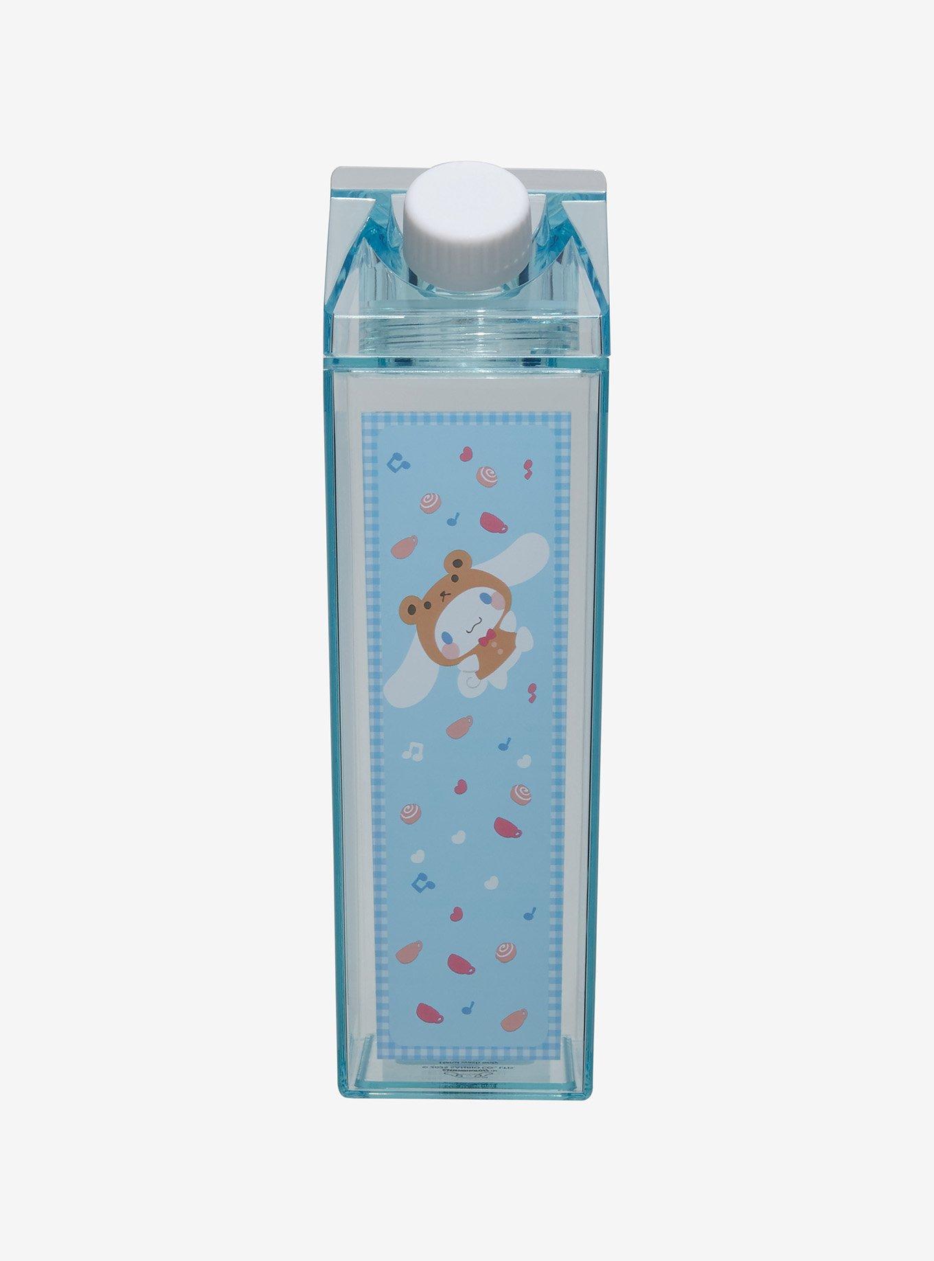 Sanrio Cinnamoroll Blue Milk Carton Water Bottle — BoxLunch Exclusive, , hi-res