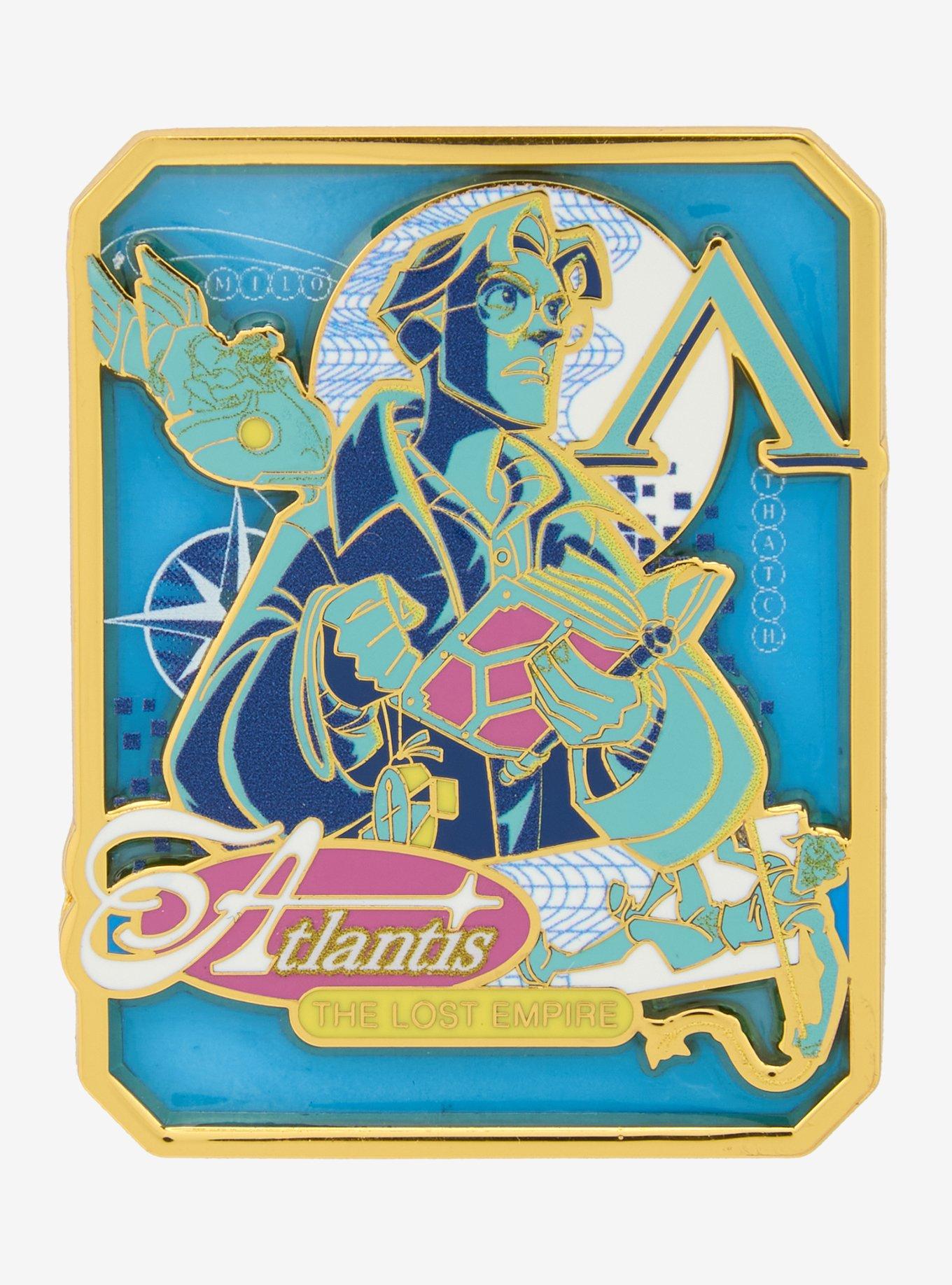 Disney Atlantis: The Lost Empire Milo Stained Glass Enamel Pin &mdash; BoxLunch Exclusive, , hi-res