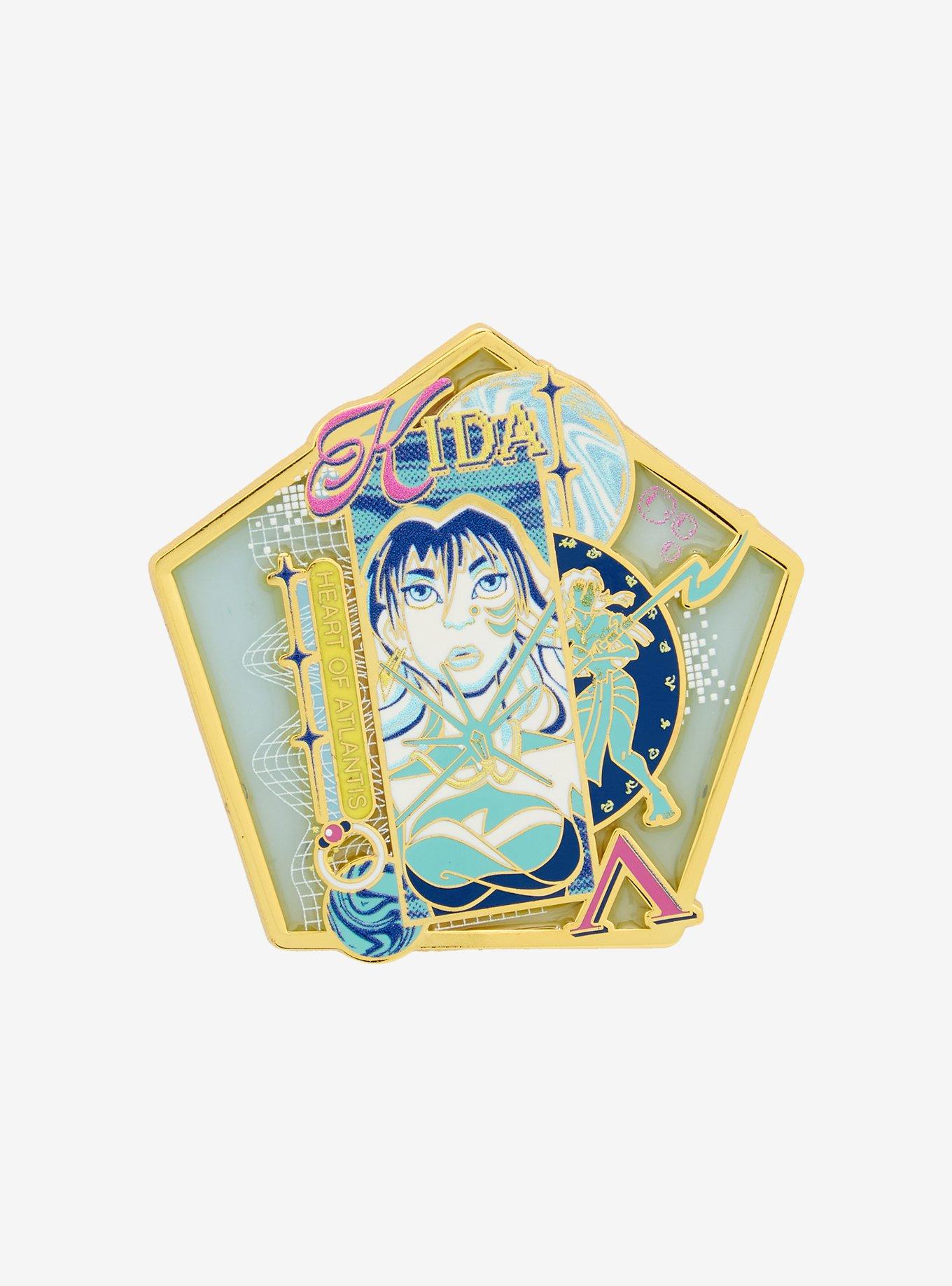 Disney Atlantis: The Lost Empire Kida Stained Glass Enamel Pin &mdash; BoxLunch Exclusive, , hi-res