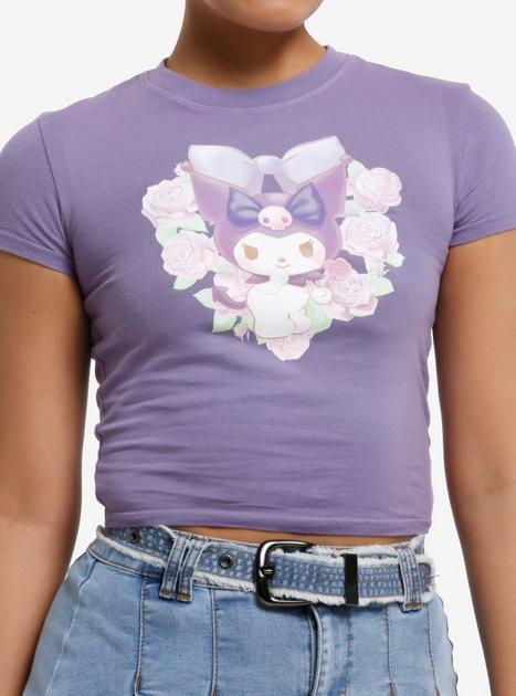 Kuromi Flower Frame Girls Baby T-Shirt | Hot Topic