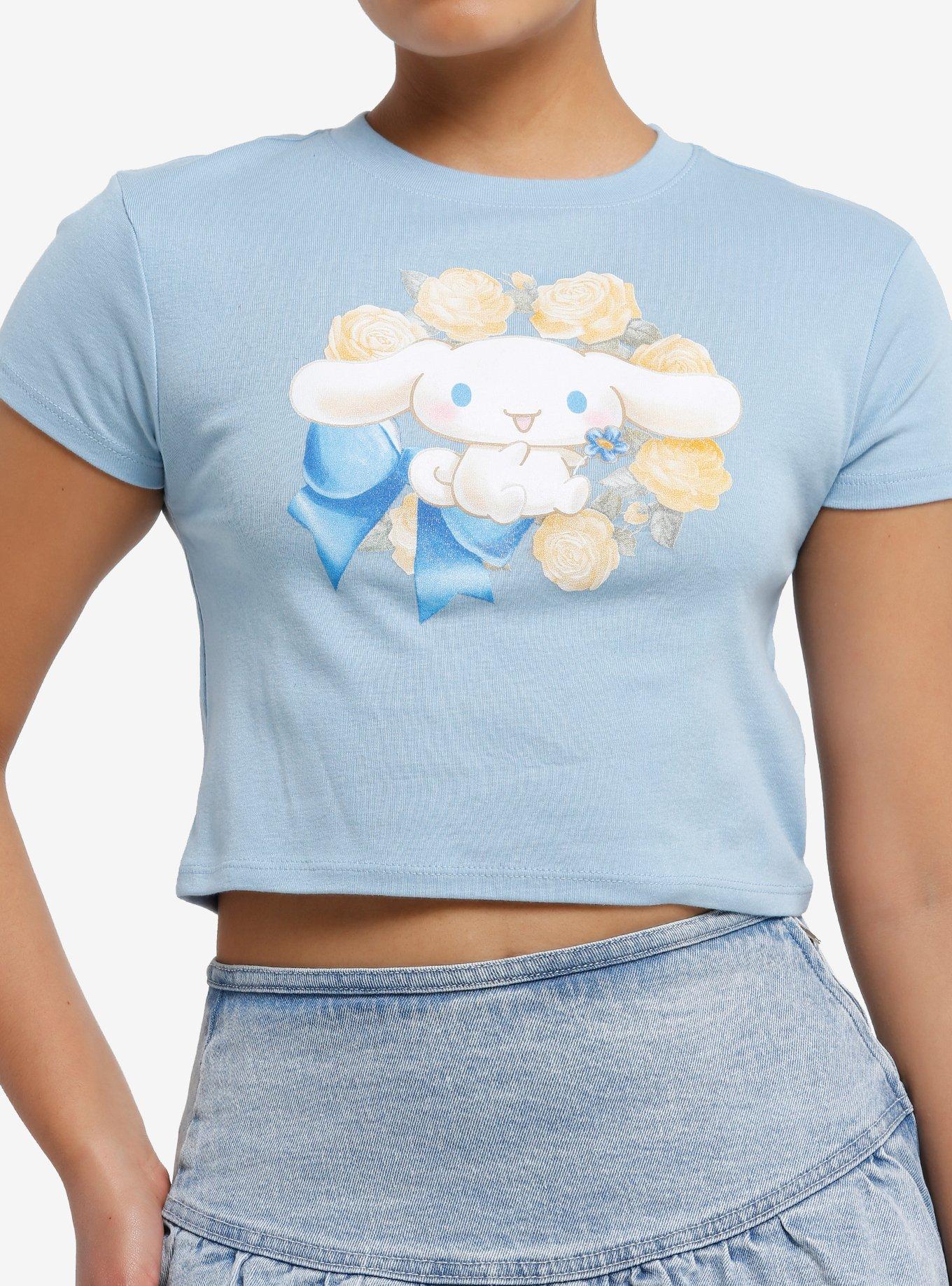 Cinnamoroll Flower Frame Girls Baby T-Shirt, , hi-res