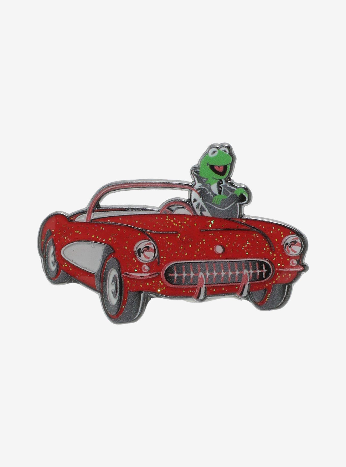 Disney The Muppets Kermit The Frog Car Glitter Enamel Pin, , hi-res