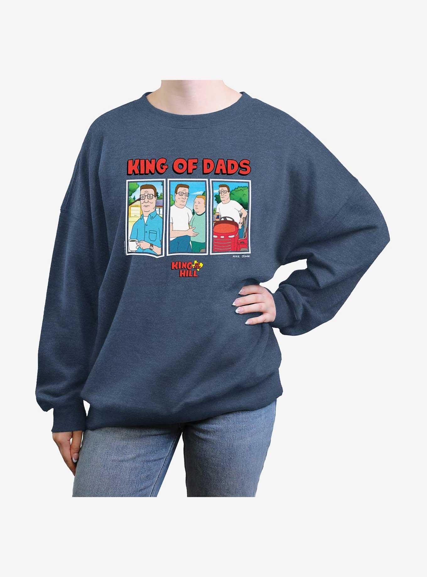 King Of The Hill King of Dads Womens Oversized Sweatshirt, , hi-res