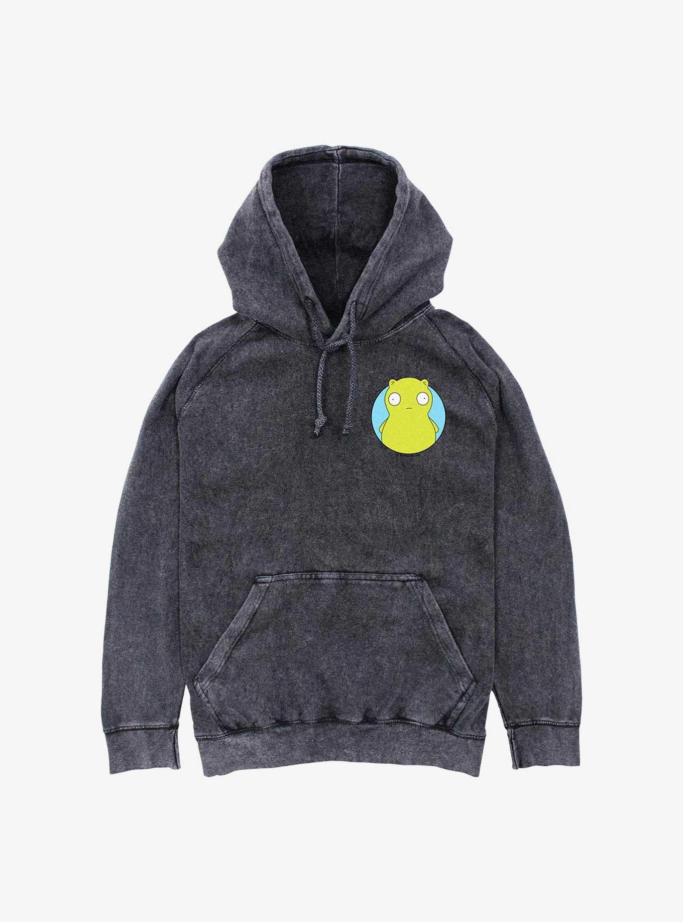 Bob´s Burgers Kuchi Kopi Icon Mineral Wash Hoodie,All Products : American Fashion Style Bags On Sale