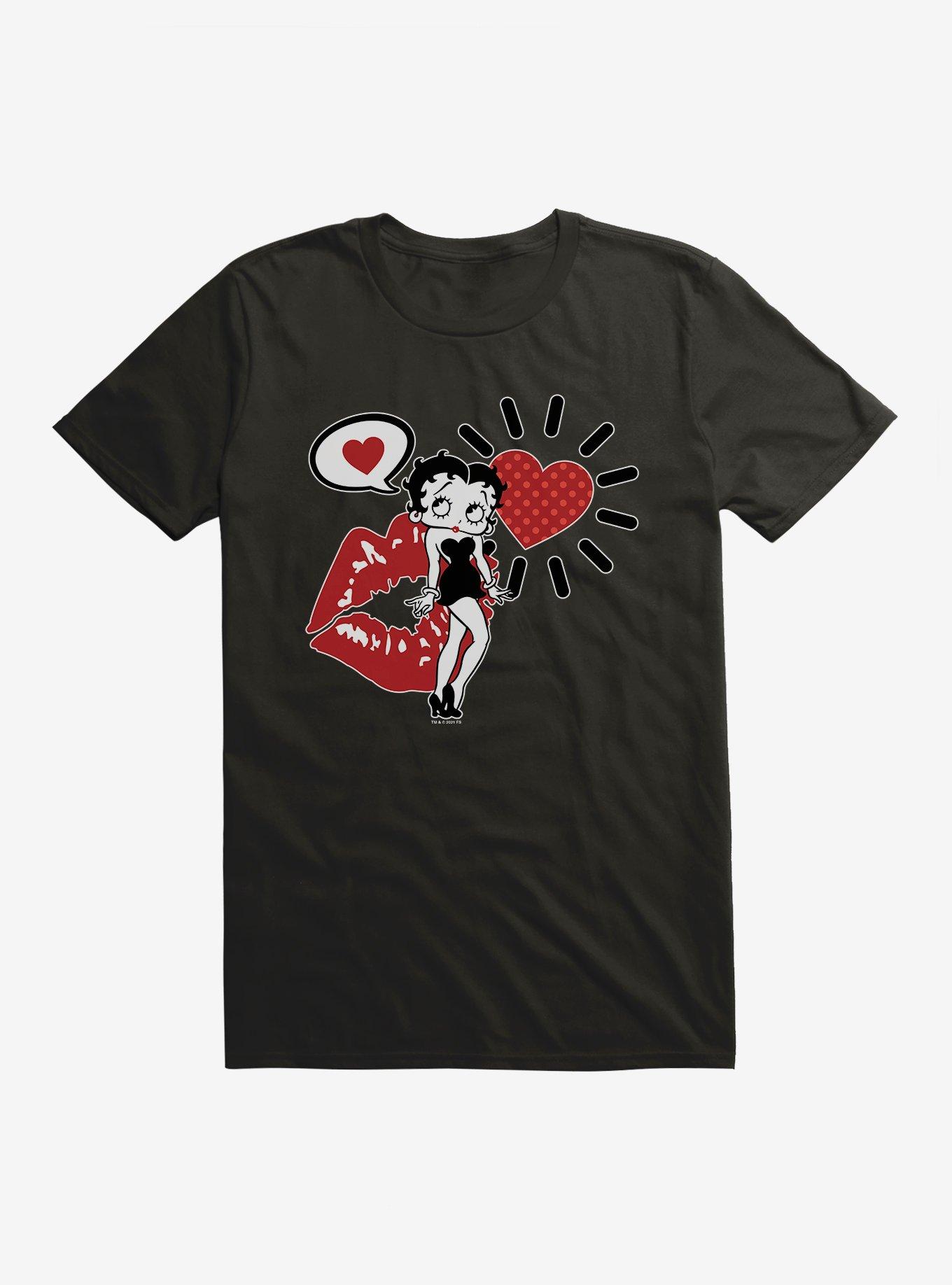 Betty Boop Love on the Brain T-Shirt, , hi-res