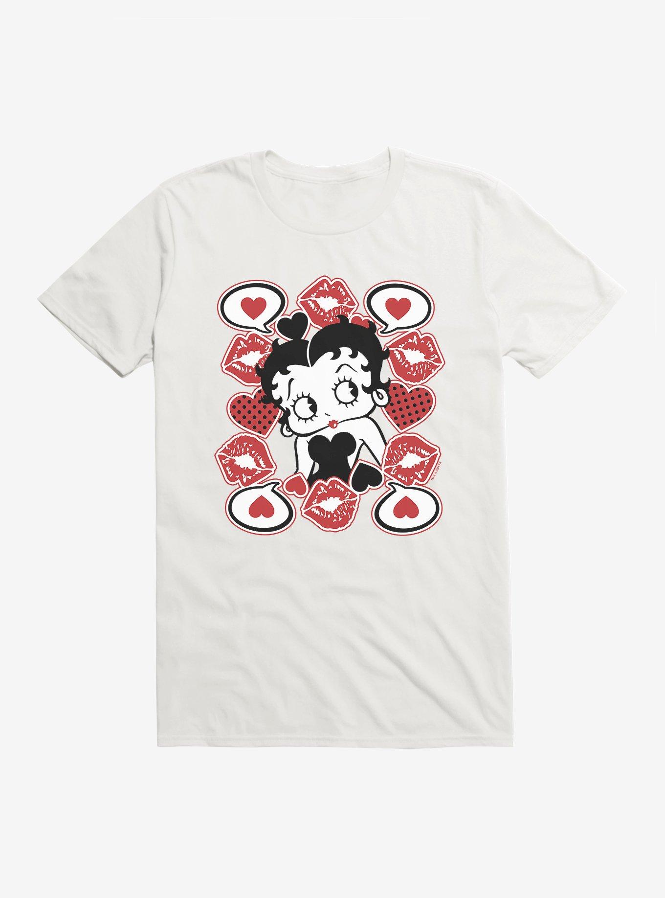 Betty Boop Love Frame T-Shirt, WHITE, hi-res
