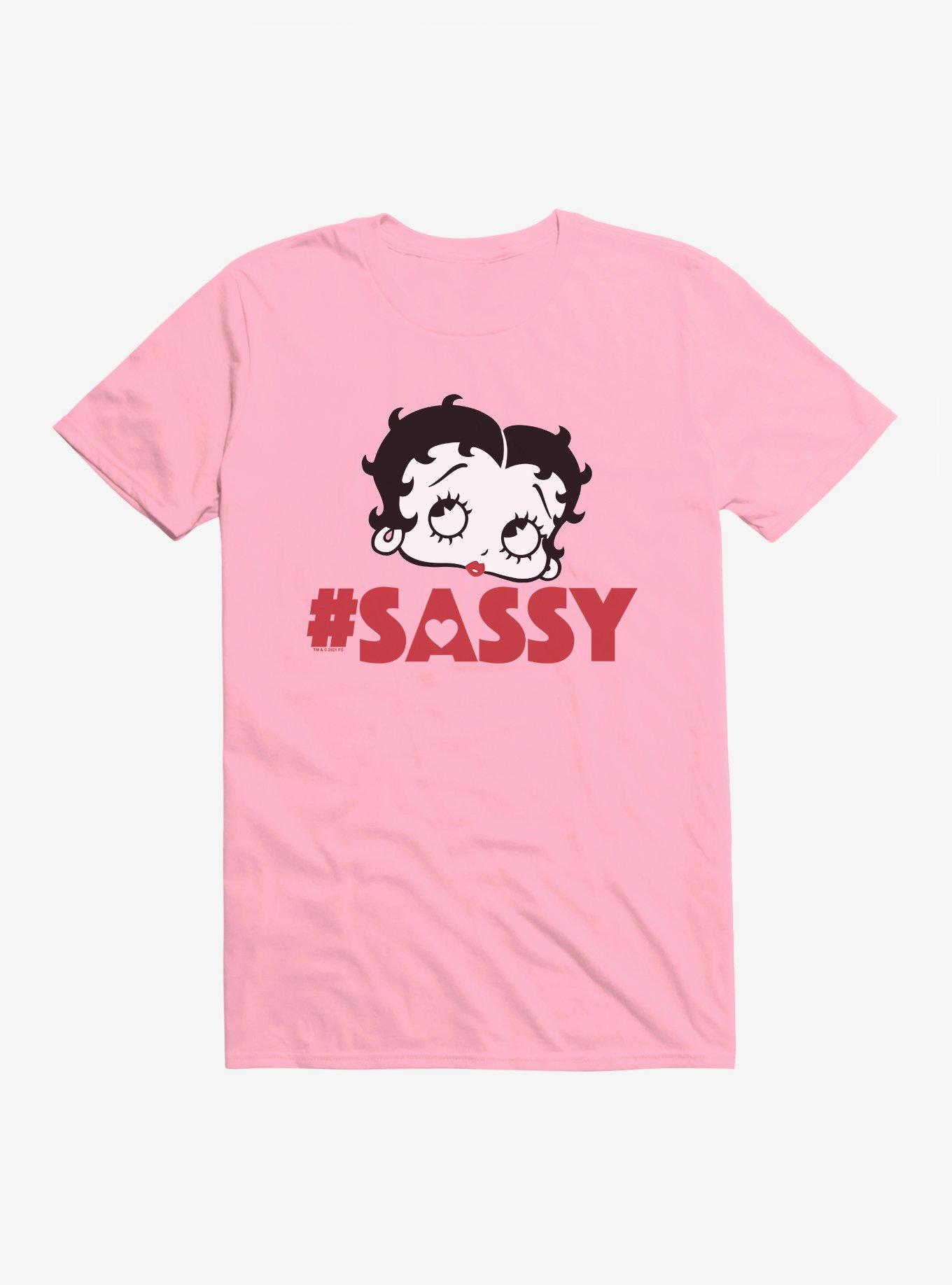 Betty Boop Hashtag Sassy T-Shirt, , hi-res