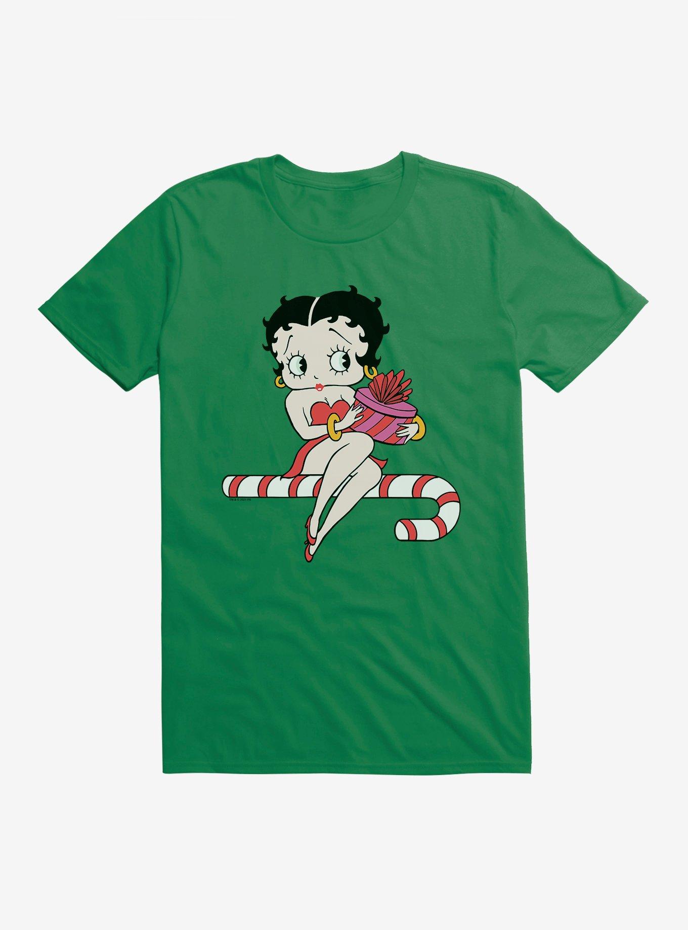 Betty Boop Candy Cane T-Shirt, , hi-res