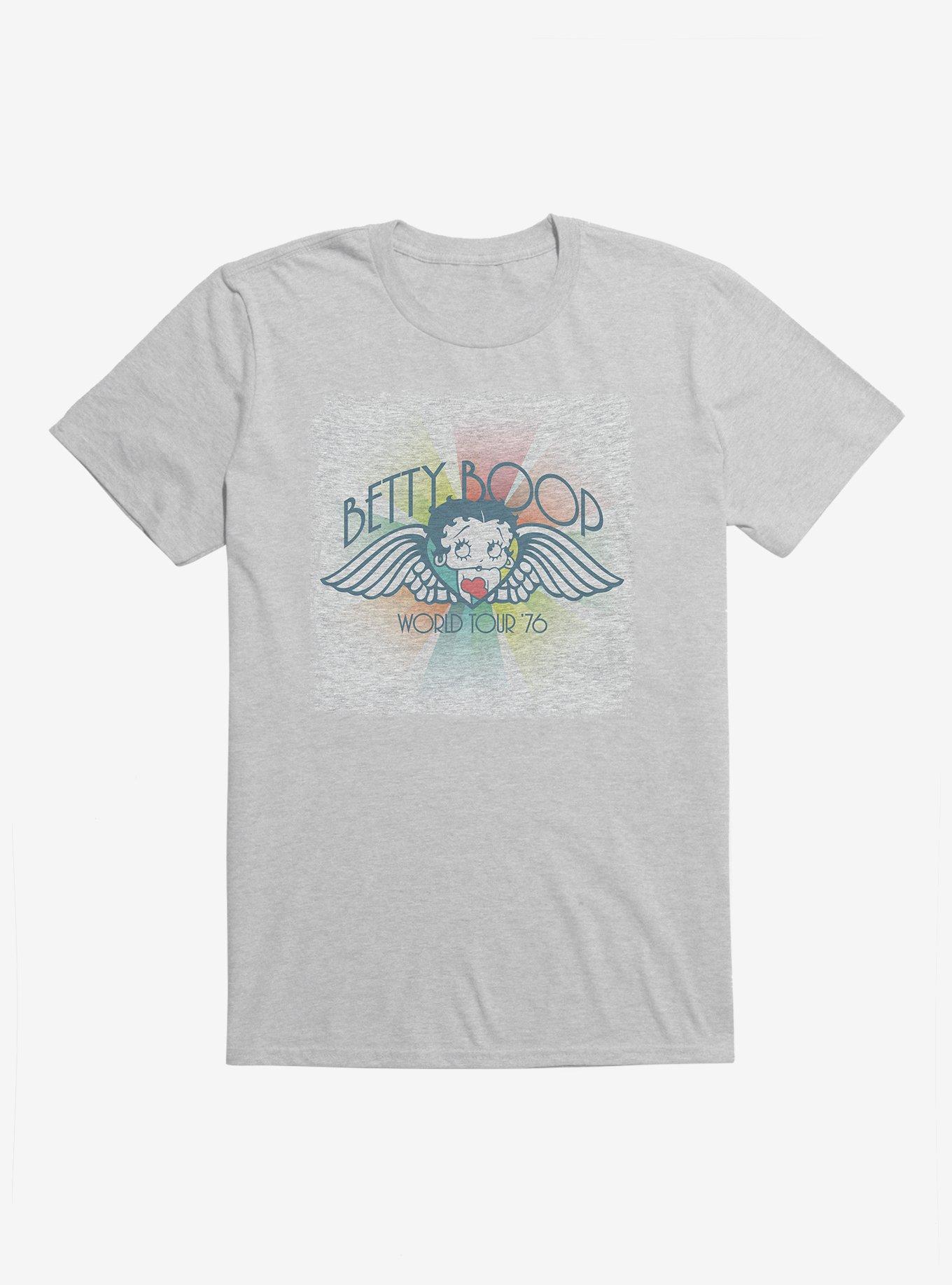 Betty Boop World Tour '76 T-Shirt, SPORT GRAY, hi-res