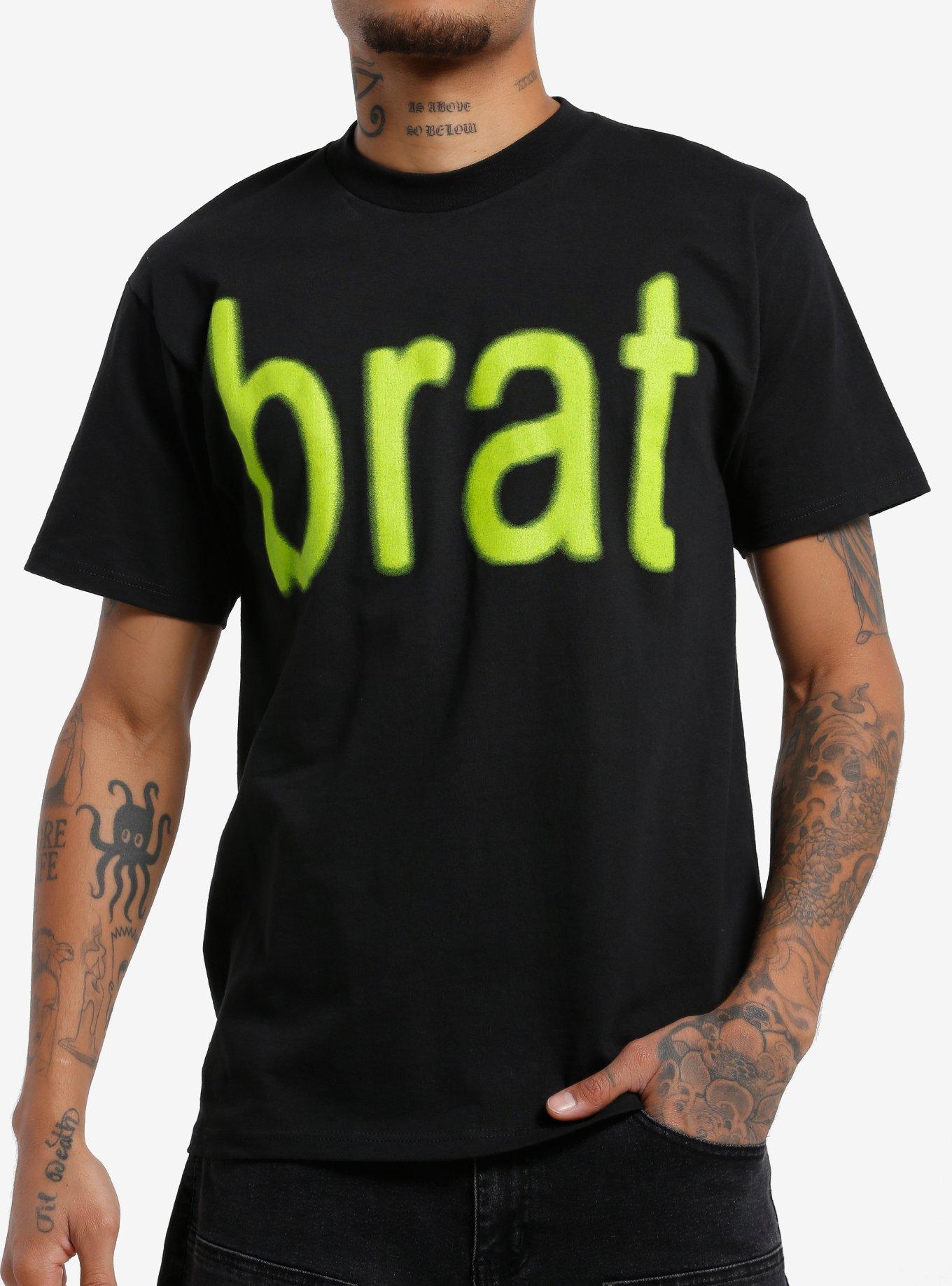 Charli XCX Brat Large Text T-Shirt, , hi-res