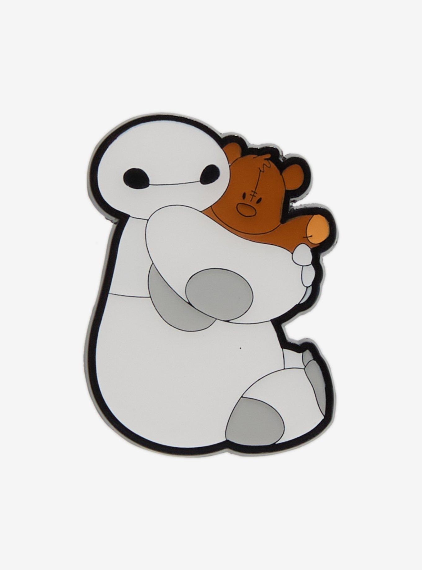 Loungefly Disney Big Hero 6 Baymax Teddy Bear Enamel Pin, , hi-res