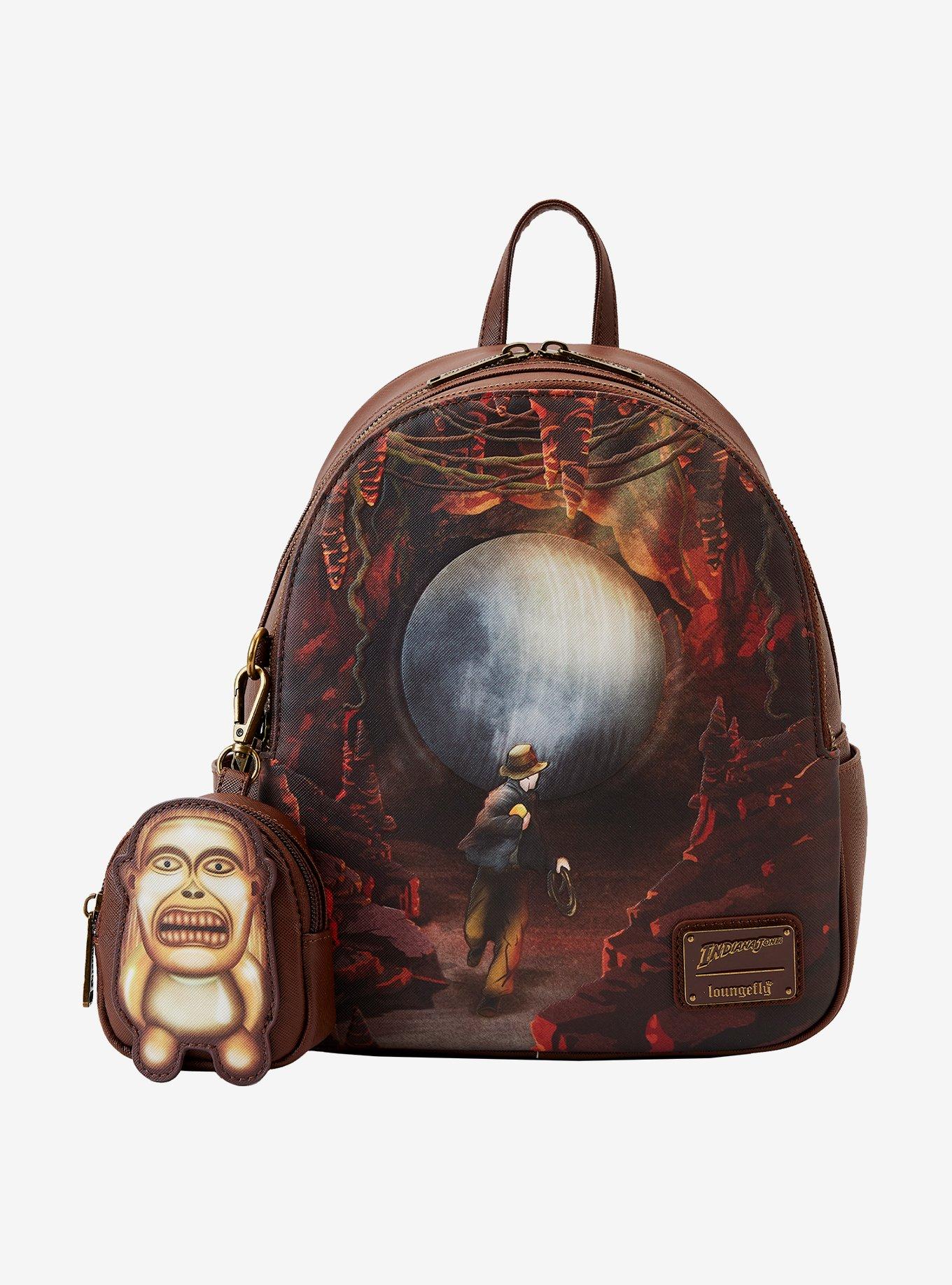 Loungefly Indiana Jones Raiders Of The Lost Ark Boulder Scene Mini Backpack With Coin Pouch, , hi-res