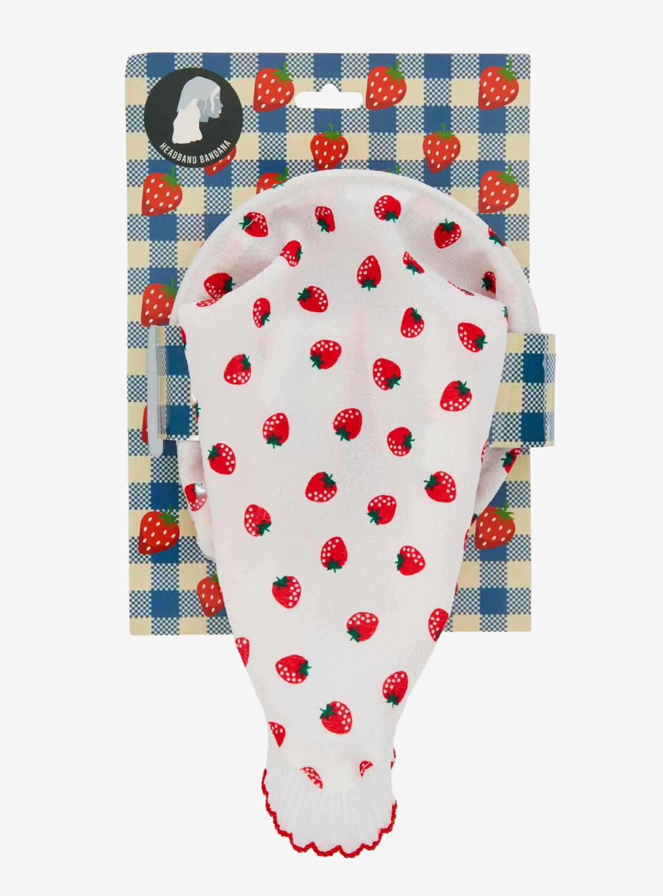 Strawberry Bandana Headband, , hi-res