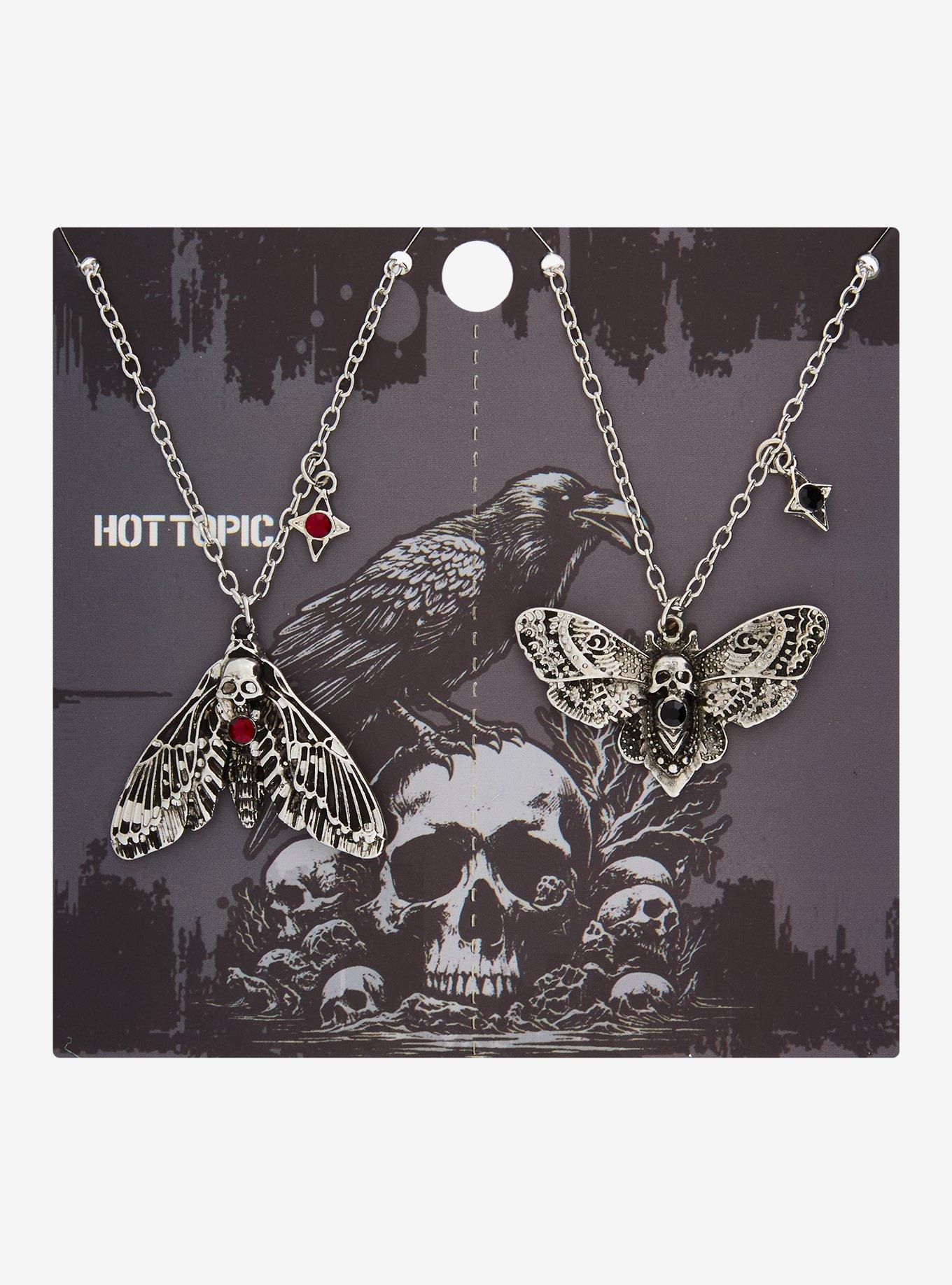 Death Moth Star Best Friend Necklace Set, , hi-res