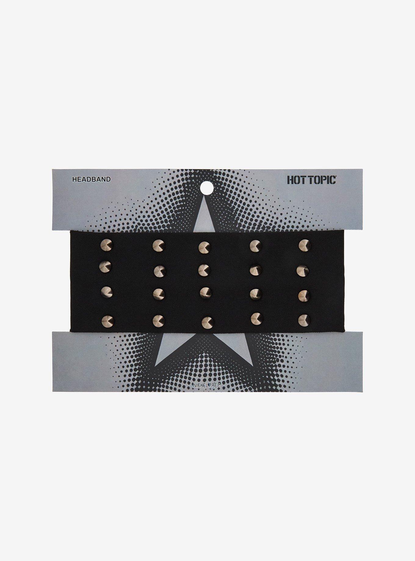 Spike Studs Wide Headband | Hot Topic display picture 1