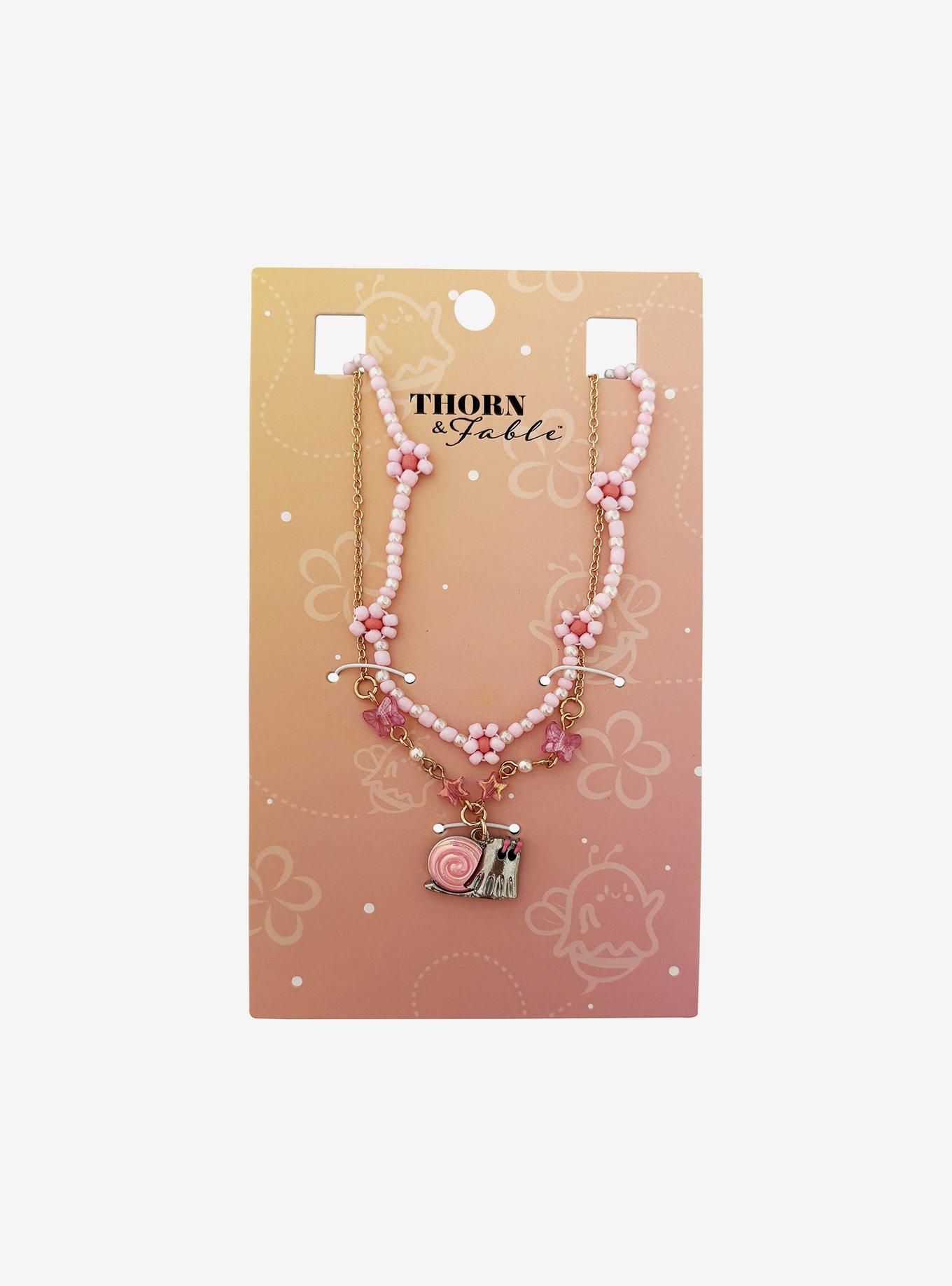 Thorn & Fable Ghost Snail Necklace Set, , hi-res