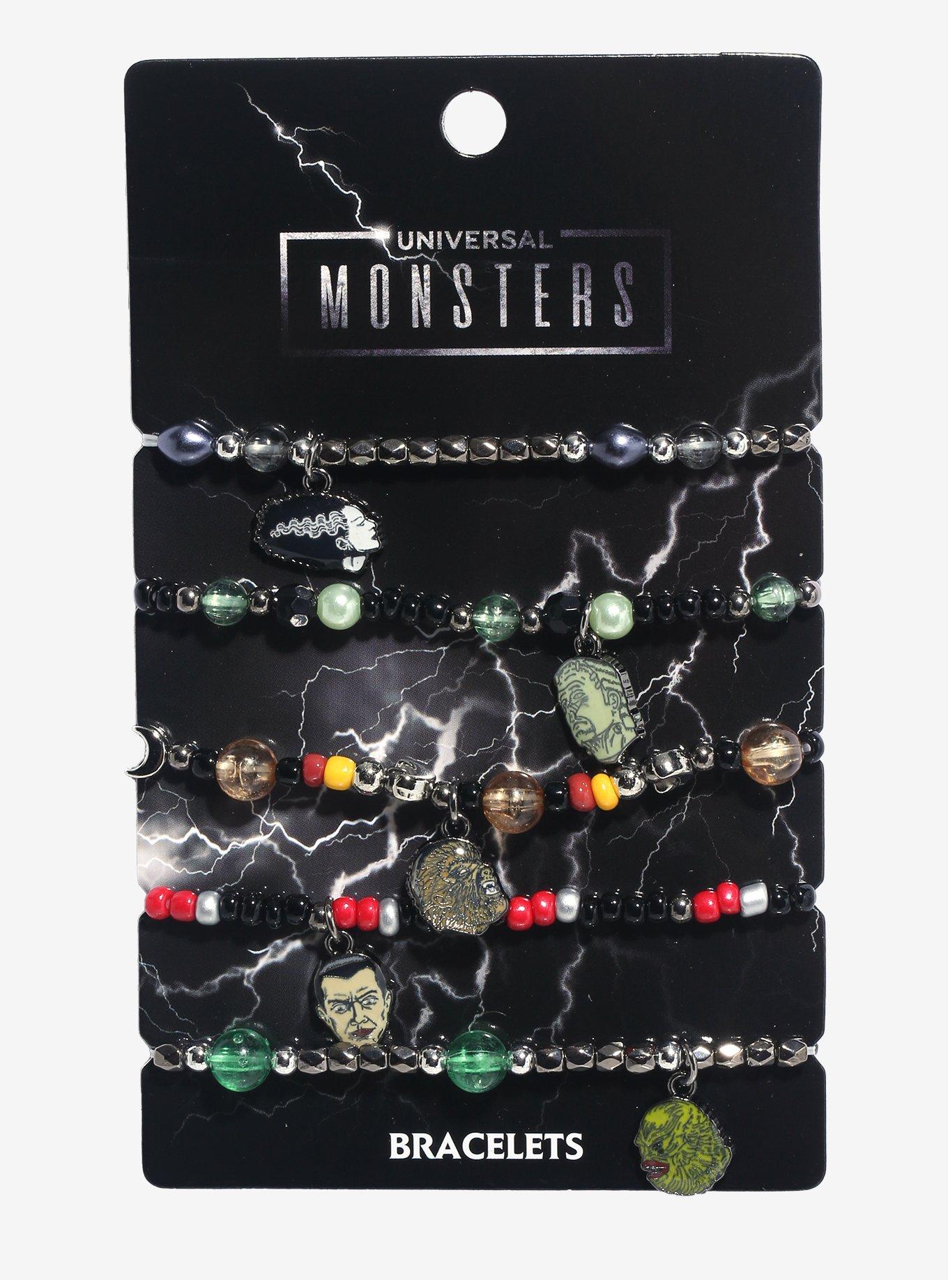 Universal Monsters Character Bead Bracelet Set, , hi-res