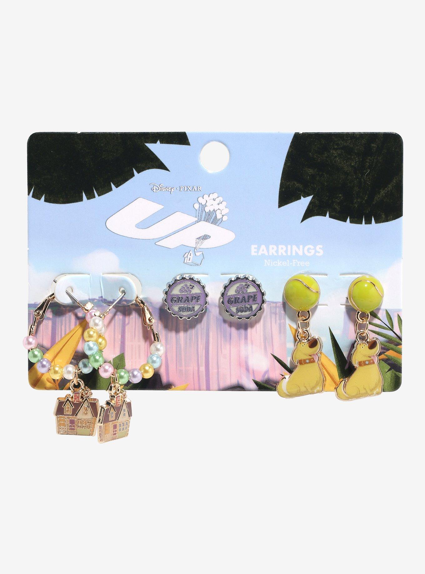 Disney Pixar Up Icons Earring Set, , hi-res
