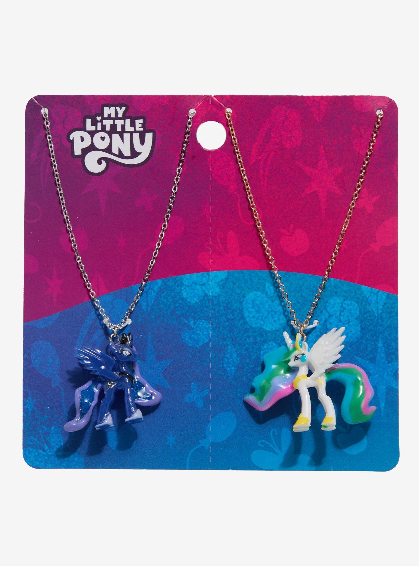 My Little Pony Luna & Celestia Best Friend Necklace Set, , hi-res