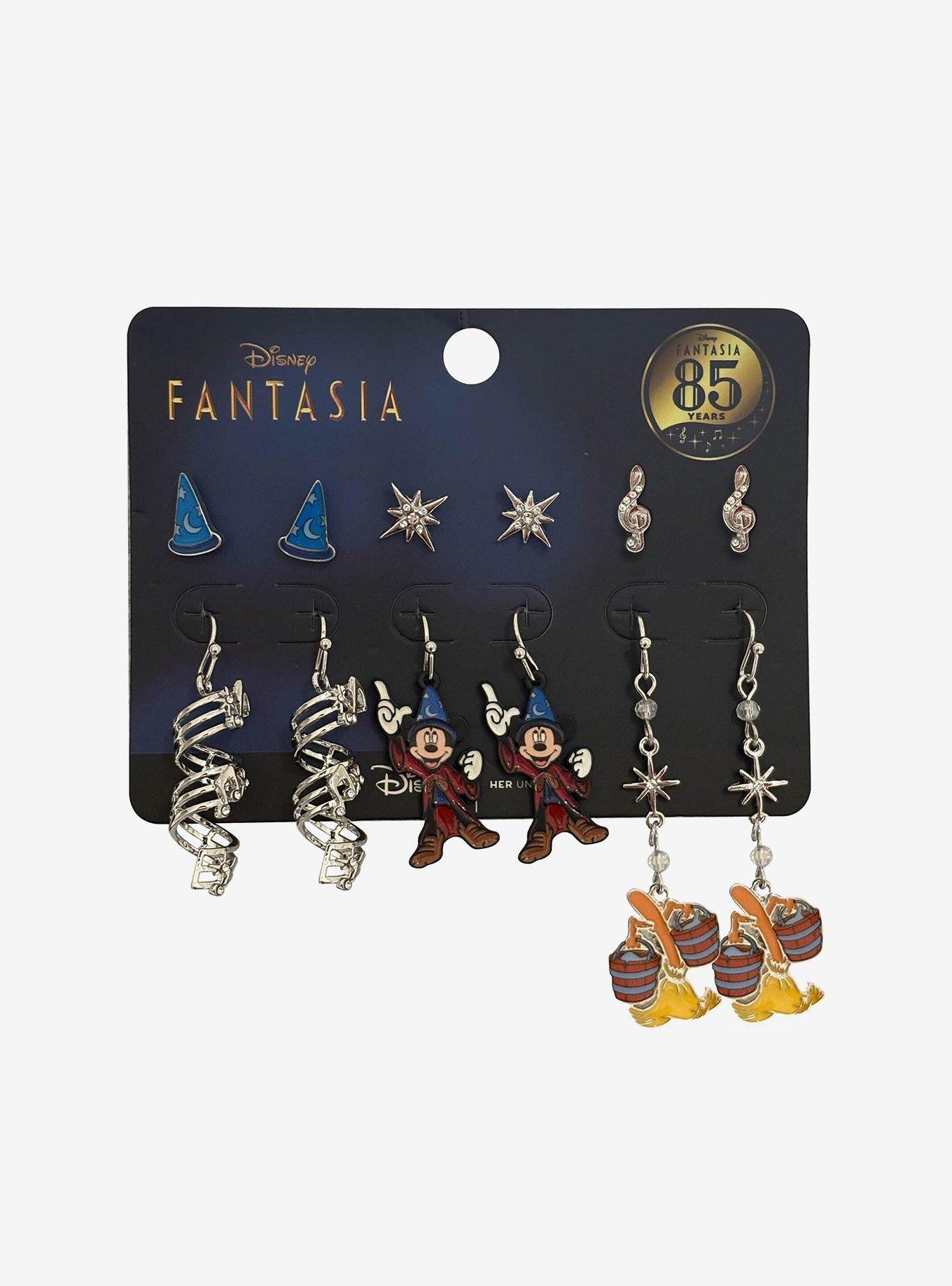 Her Universe Disney Fantasia The Sorcerer's Apprentice Earring Set, , hi-res