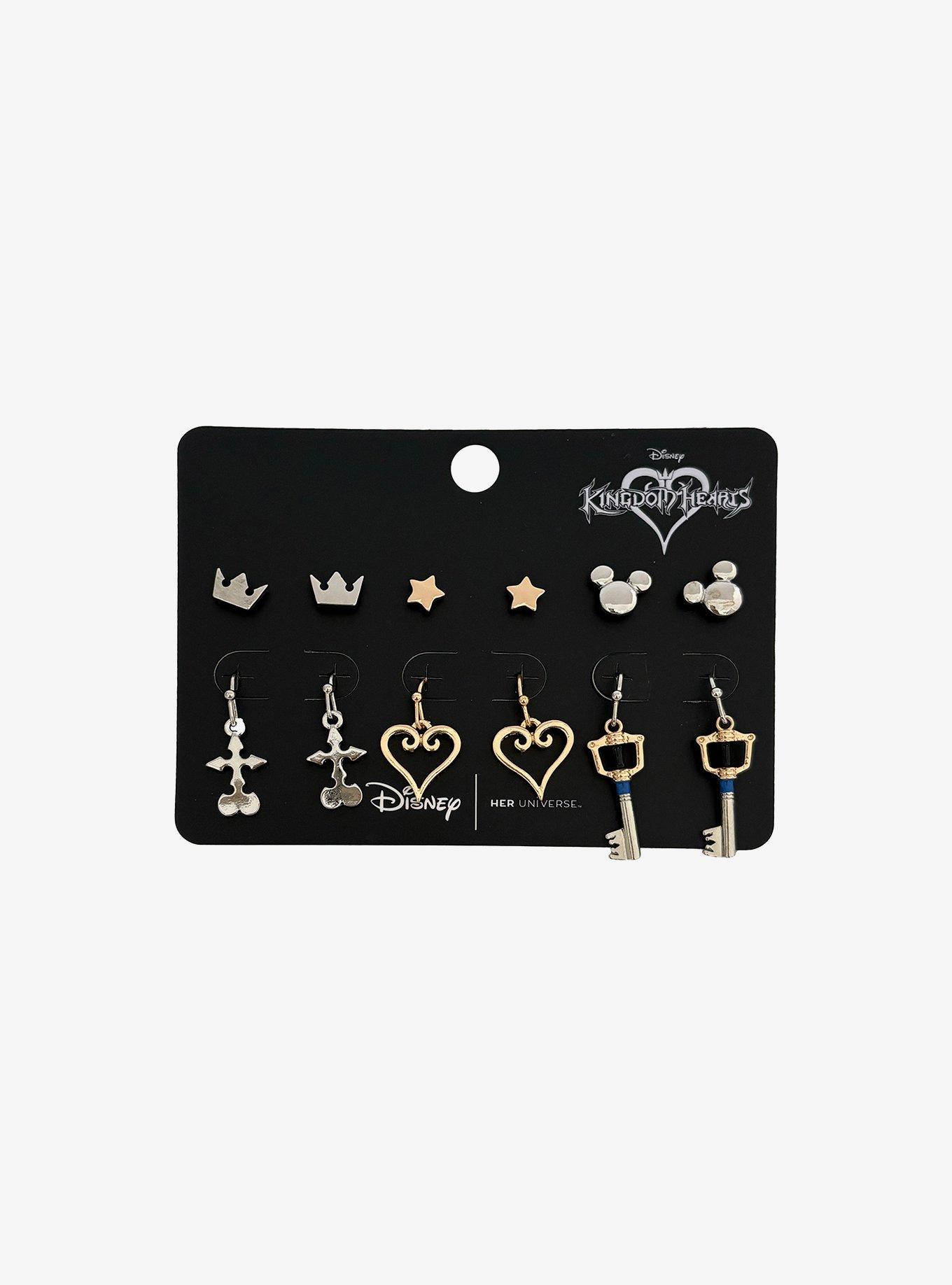 Her Universe Disney Kingdom Hearts Icons Earring Set, , hi-res