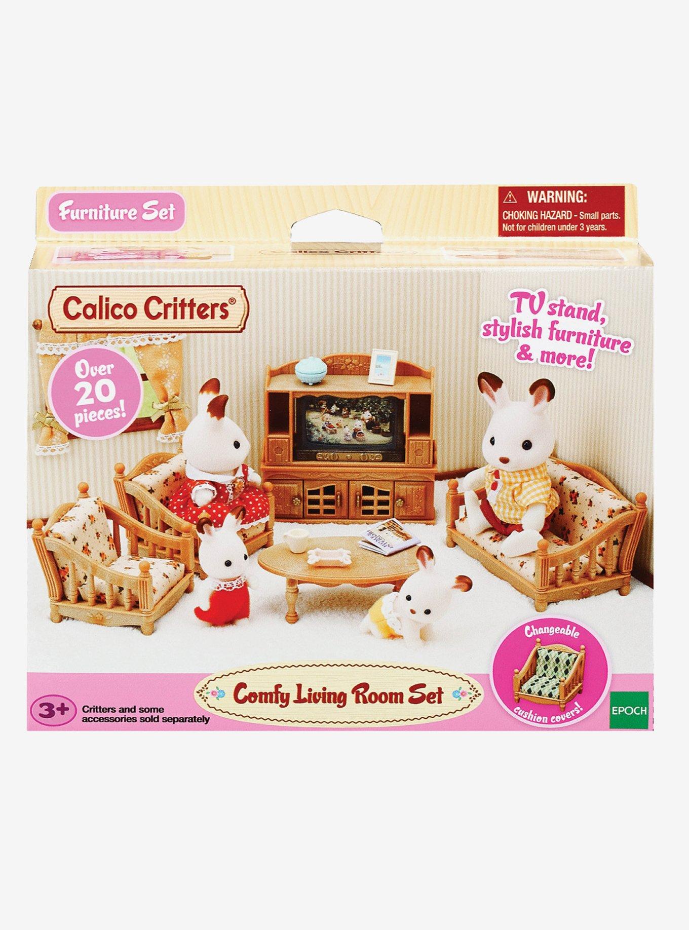 Calico Critters Comfy Living Room Figure Set, , hi-res