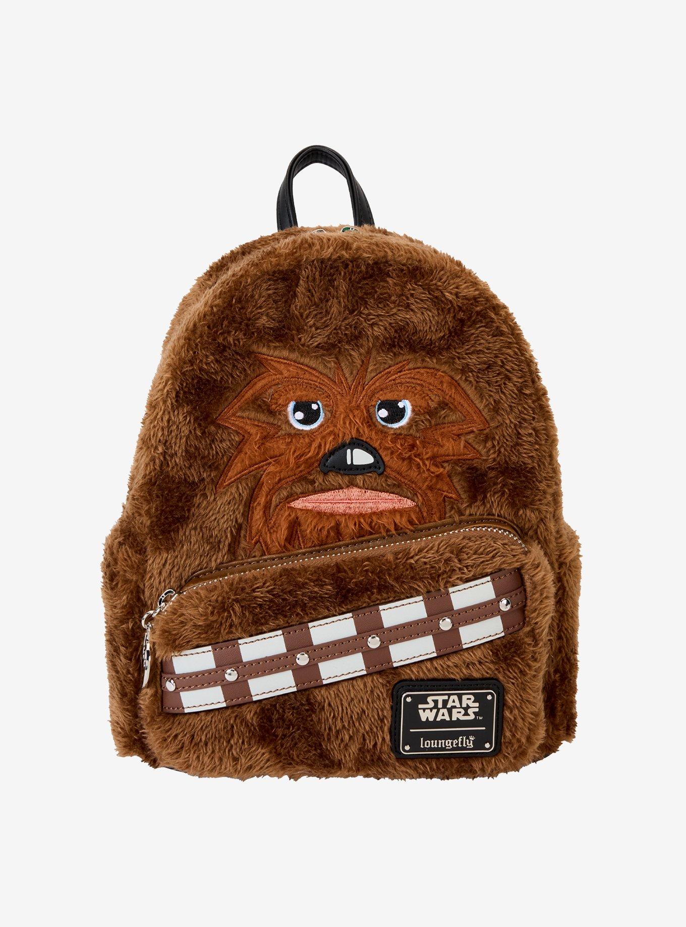 Loungefly Star Wars Chewbacca Fuzzy Mini Backpack, , hi-res