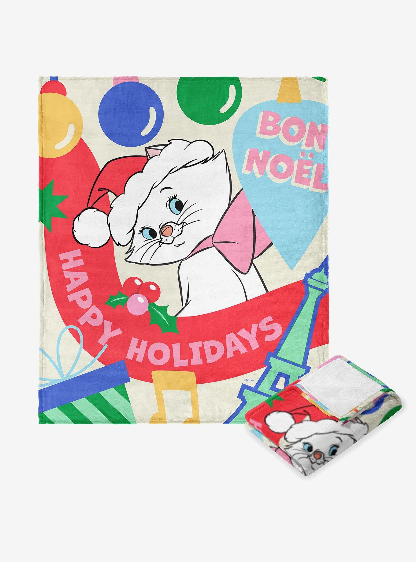 Disney Aristocats Bon Noel 40" Silk Touch Throw Blanket, , hi-res