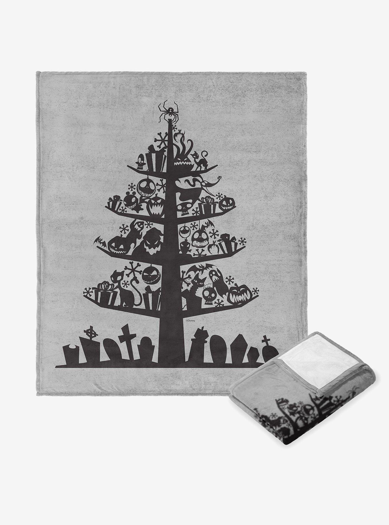 Disney Nightmare Before Christmas Nightmare Tree 40" Silk Touch Throw Blanket, , hi-res
