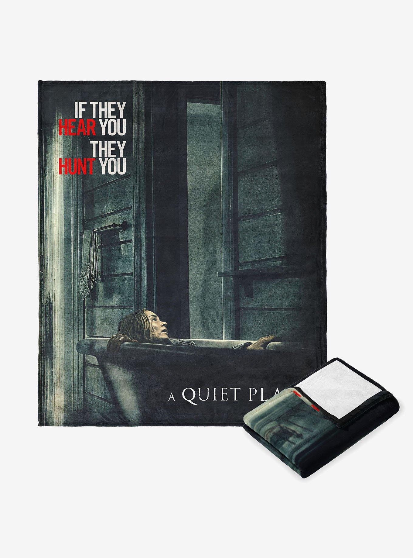 A Quiet Place Hiding Silk Touch Throw Blanket, , hi-res