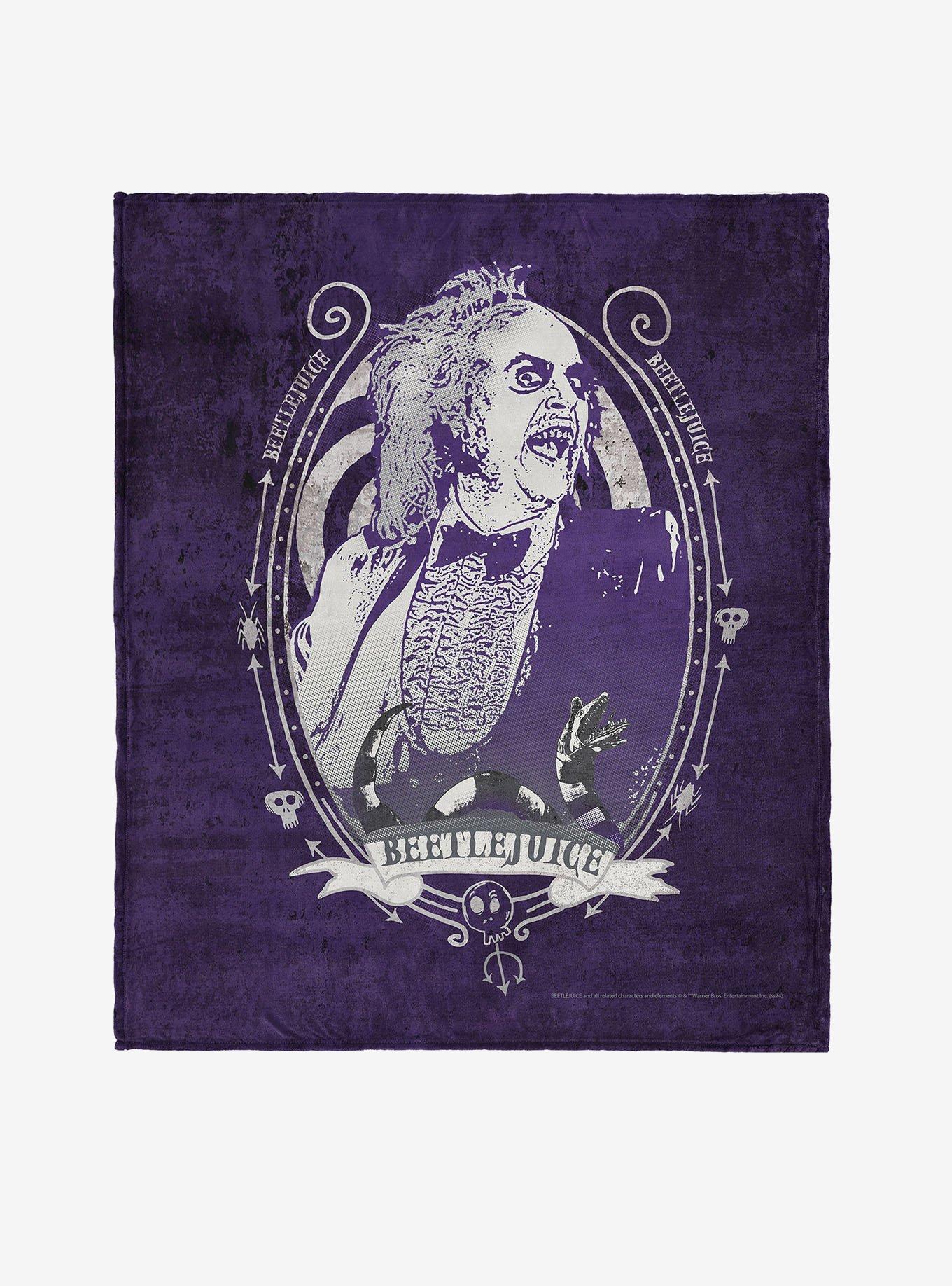 Beetlejuice Big Dark Room Silk Touch Throw Blanket, , hi-res