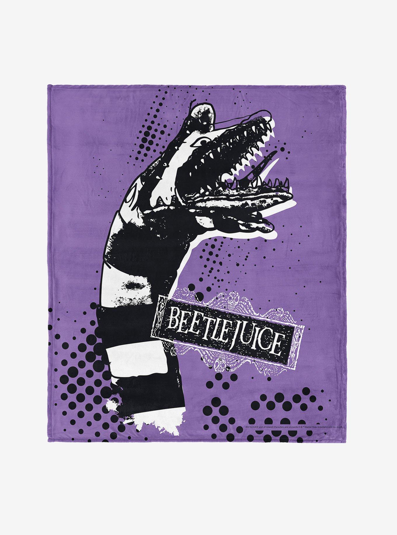 Beetlejuice I Hate Sandworms Silk Touch Throw Blanket, , hi-res