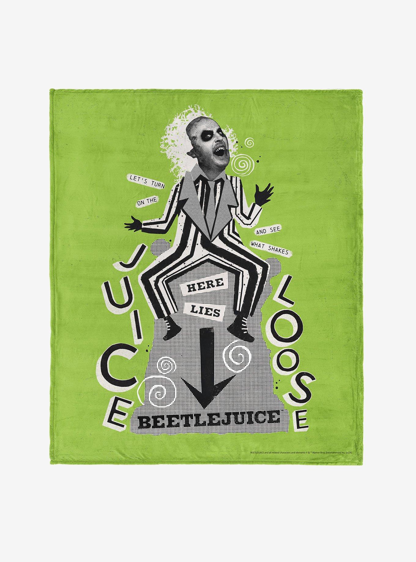 Beetlejuice Juice Is Loose Silk Touch Throw Blanket, , hi-res