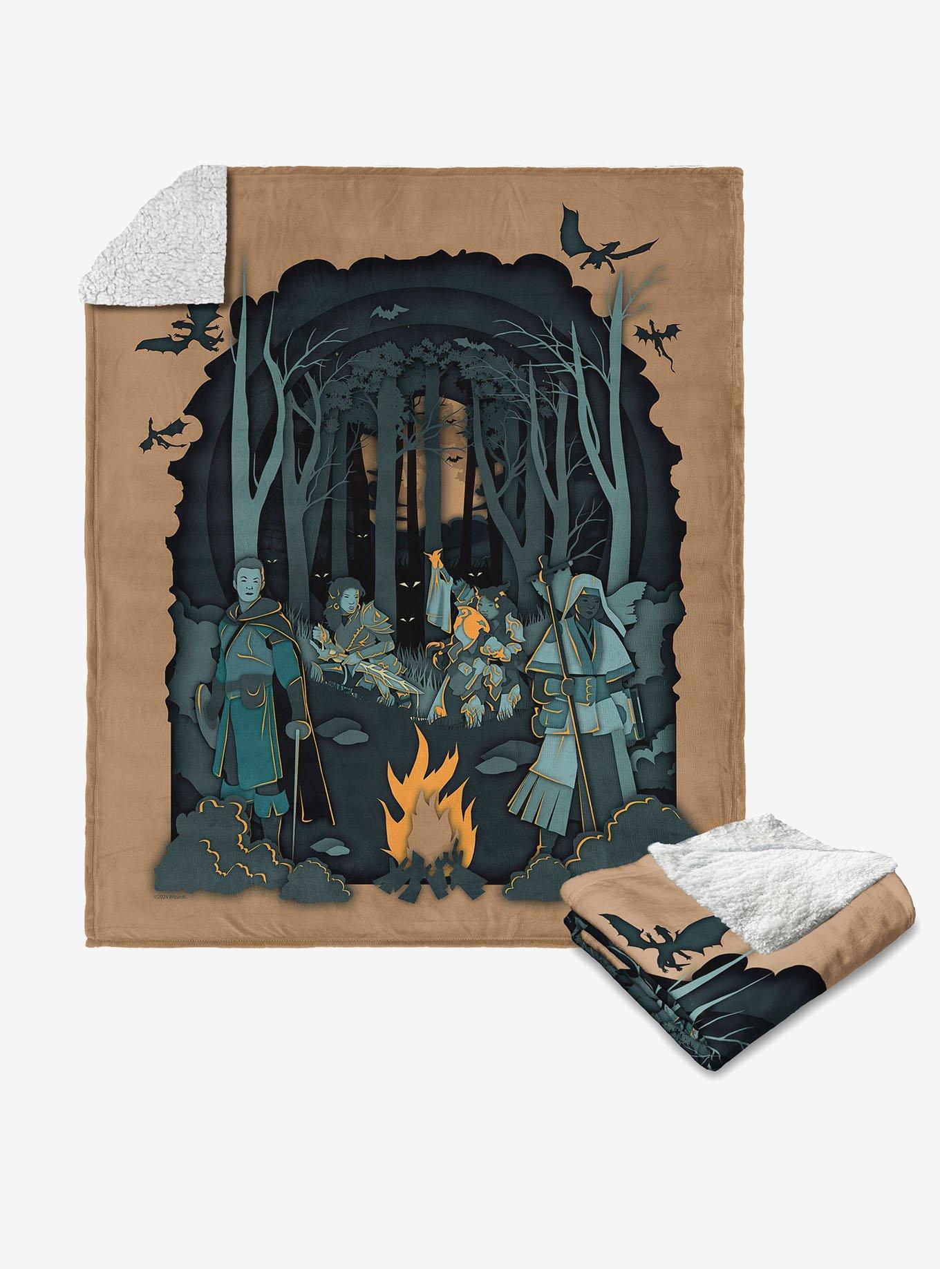 Dungeons & Dragons Scenic Route Silk Touch Sherpa Throw Blanket, , hi-res