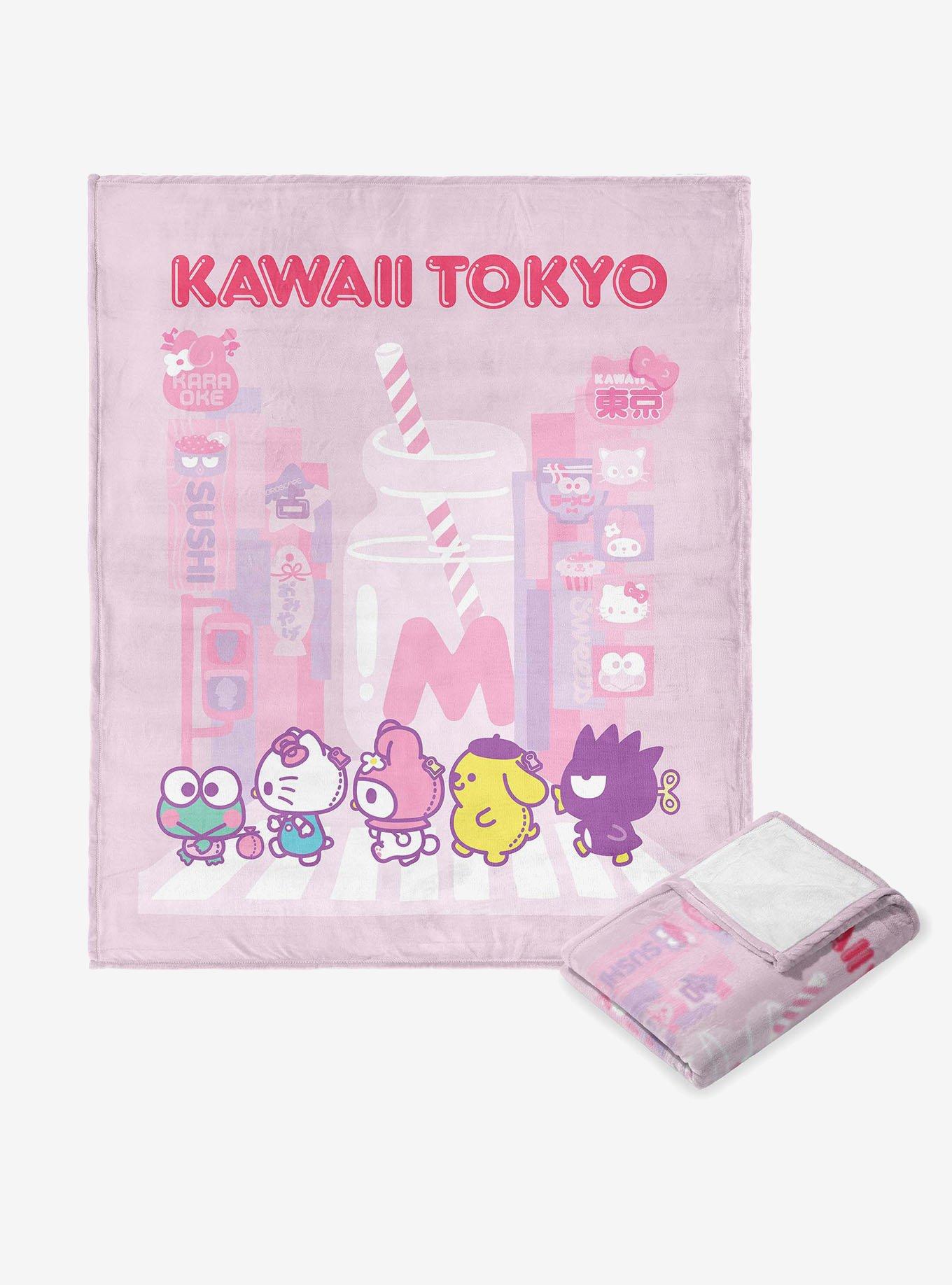 Sanrio Hello Kitty Kawaii Tokyo Silk Touch Throw Blanket, , hi-res
