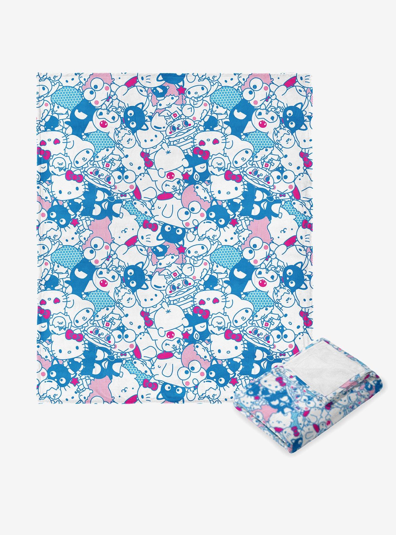 Sanrio Hello Kitty & Friends Friend Group Silk Touch Throw Blanket, , hi-res