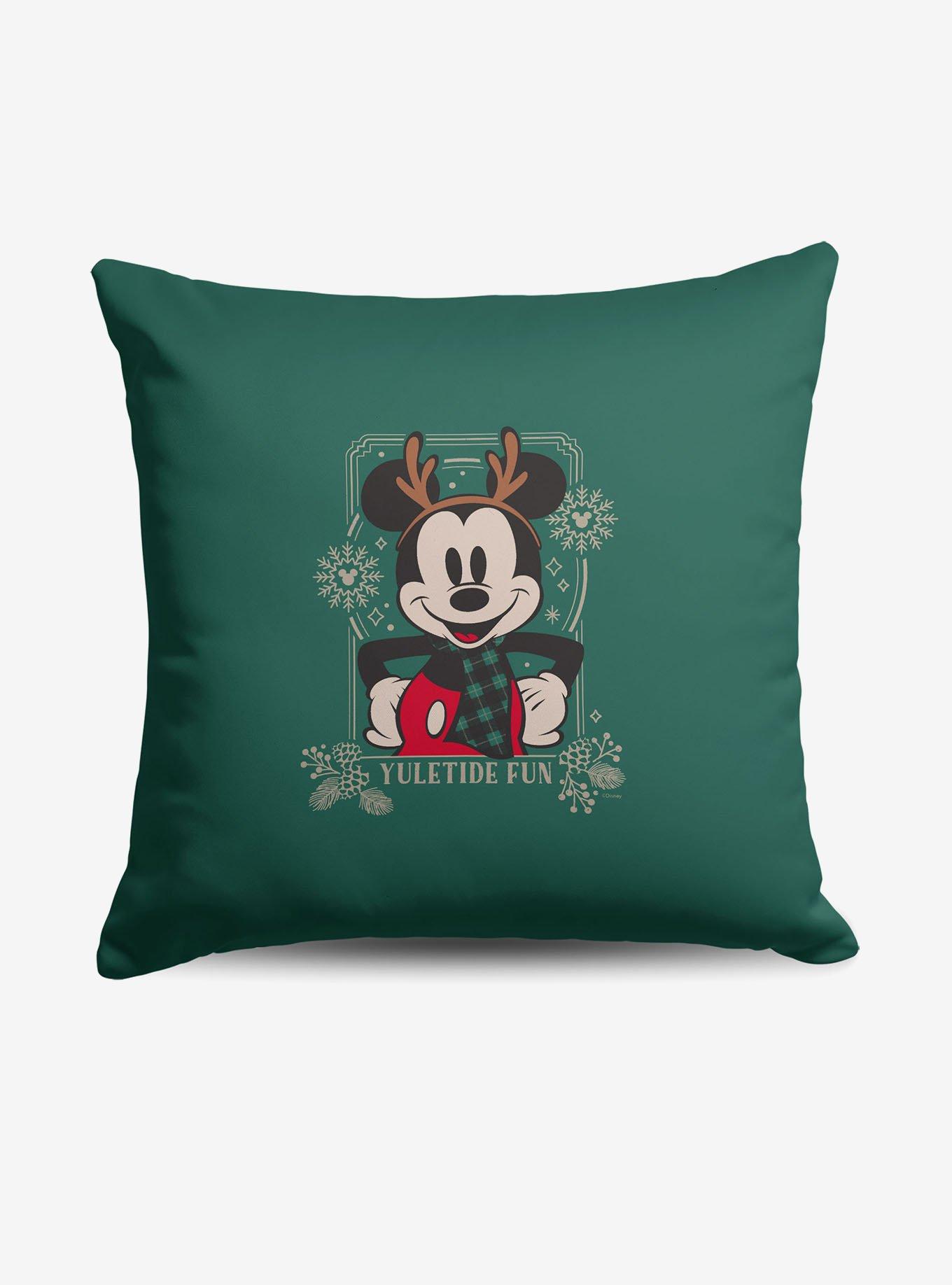 Disney Mickey & Friends Yuletide Fun Throw Pillow, , hi-res