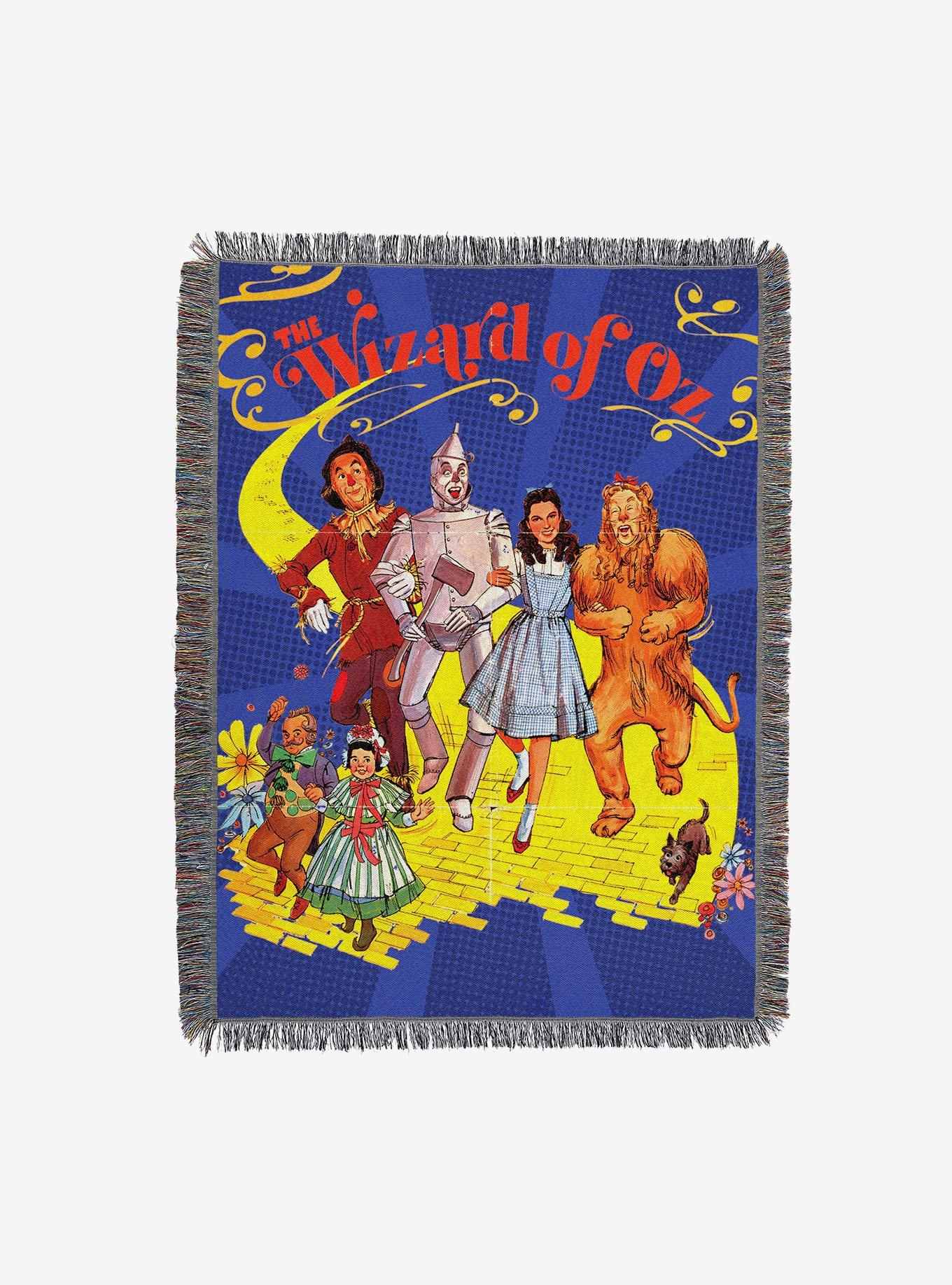 The Wizard of Oz Welcome to Oz Tapestry Throw Blanket, , hi-res