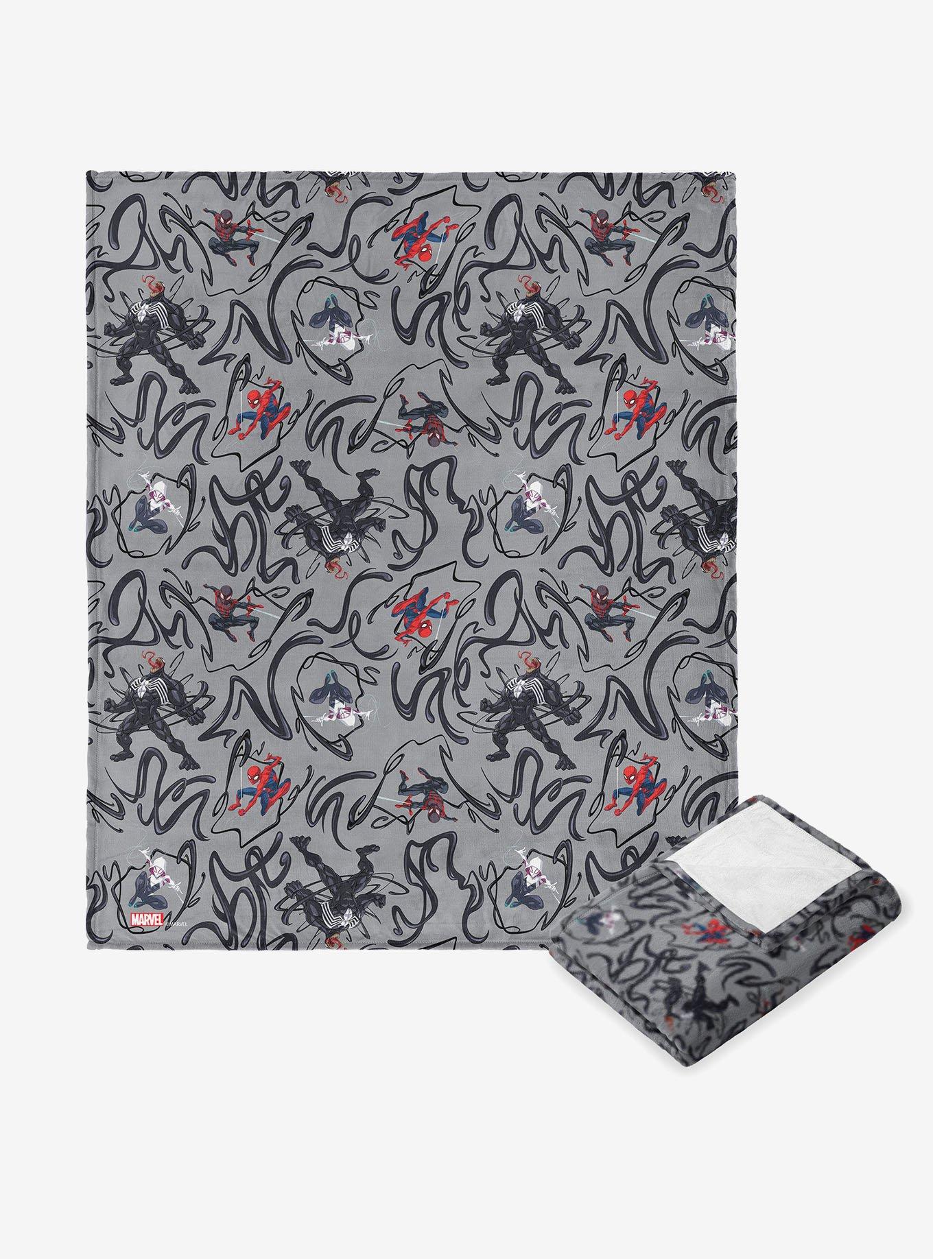 Marvel Spider-Man Spidey Venom Pattern 40" Silk Touch Throw Blanket, , hi-res