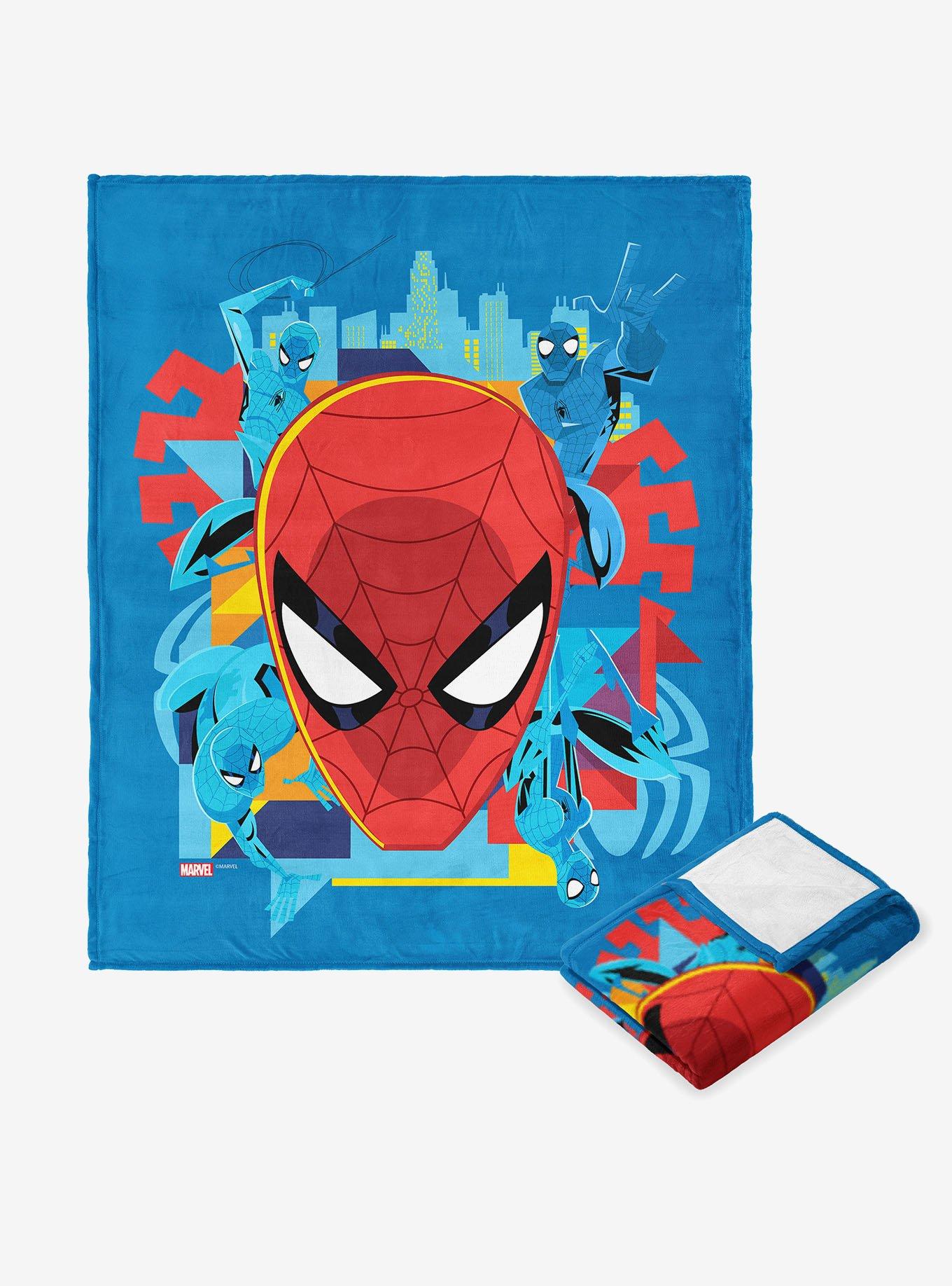 Marvel Spider-Man Wall Crawler 40" Silk Touch Throw Blanket, , hi-res