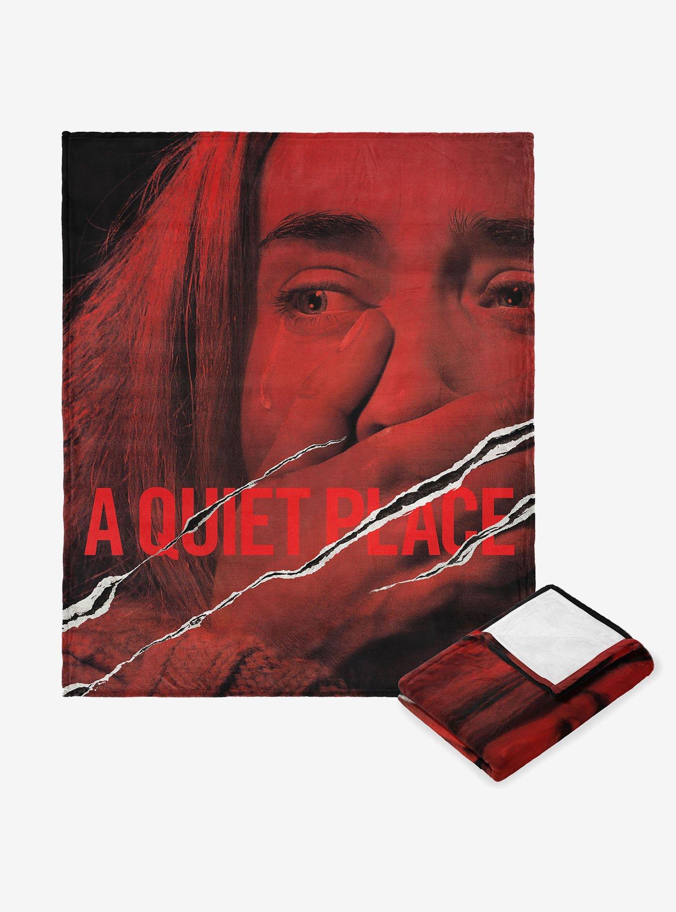 A Quiet Place Movie Poster Silk Touch Throw Blanket,All Products : American Fashion Style Bags On Sale