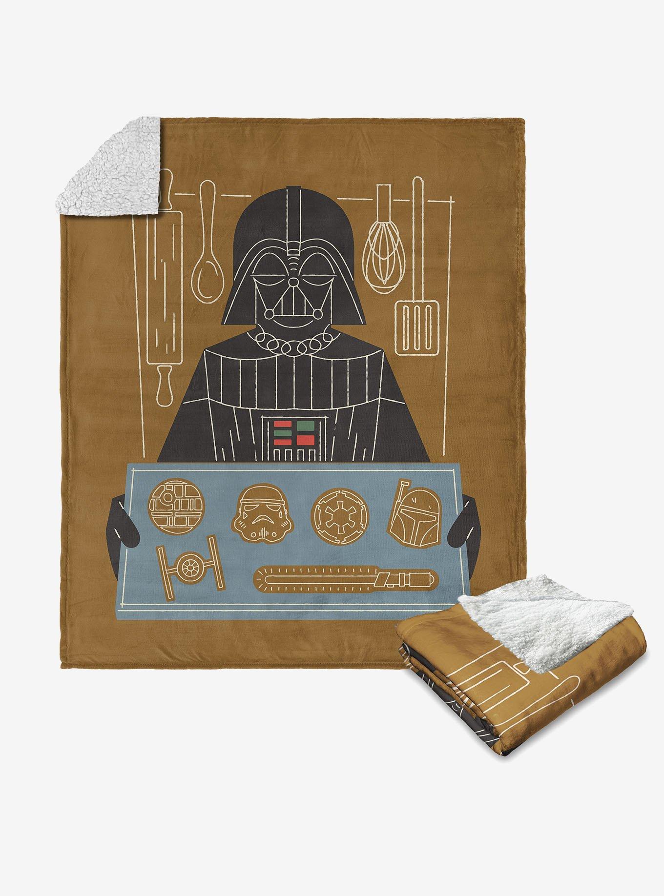 Star Wars Classic Baker Vader Silk Touch Sherpa Throw Blanket, , hi-res