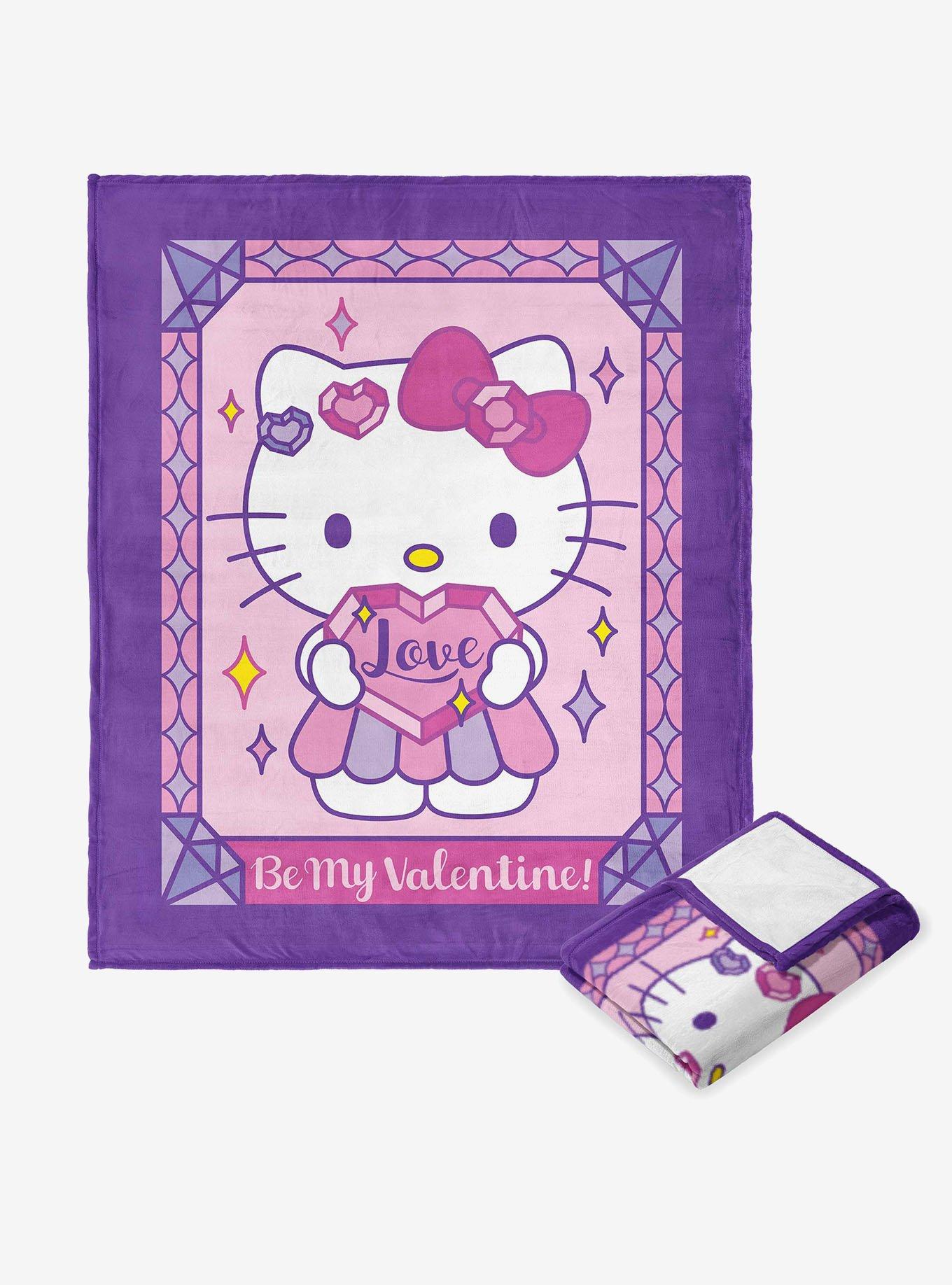 Sanrio Hello Kitty Valentines Love Silk Touch Throw Blanket, , hi-res