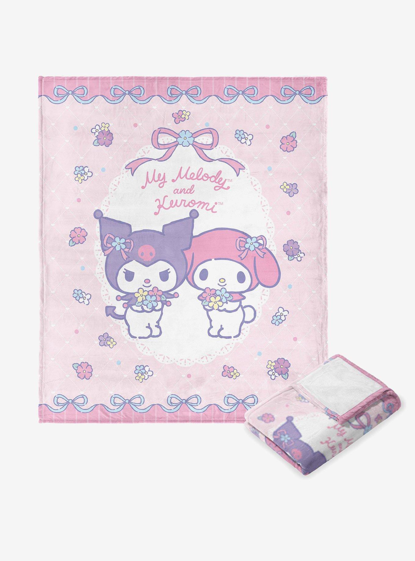 Sanrio My Melody Flower Friends Silk Touch Throw Blanket, , hi-res